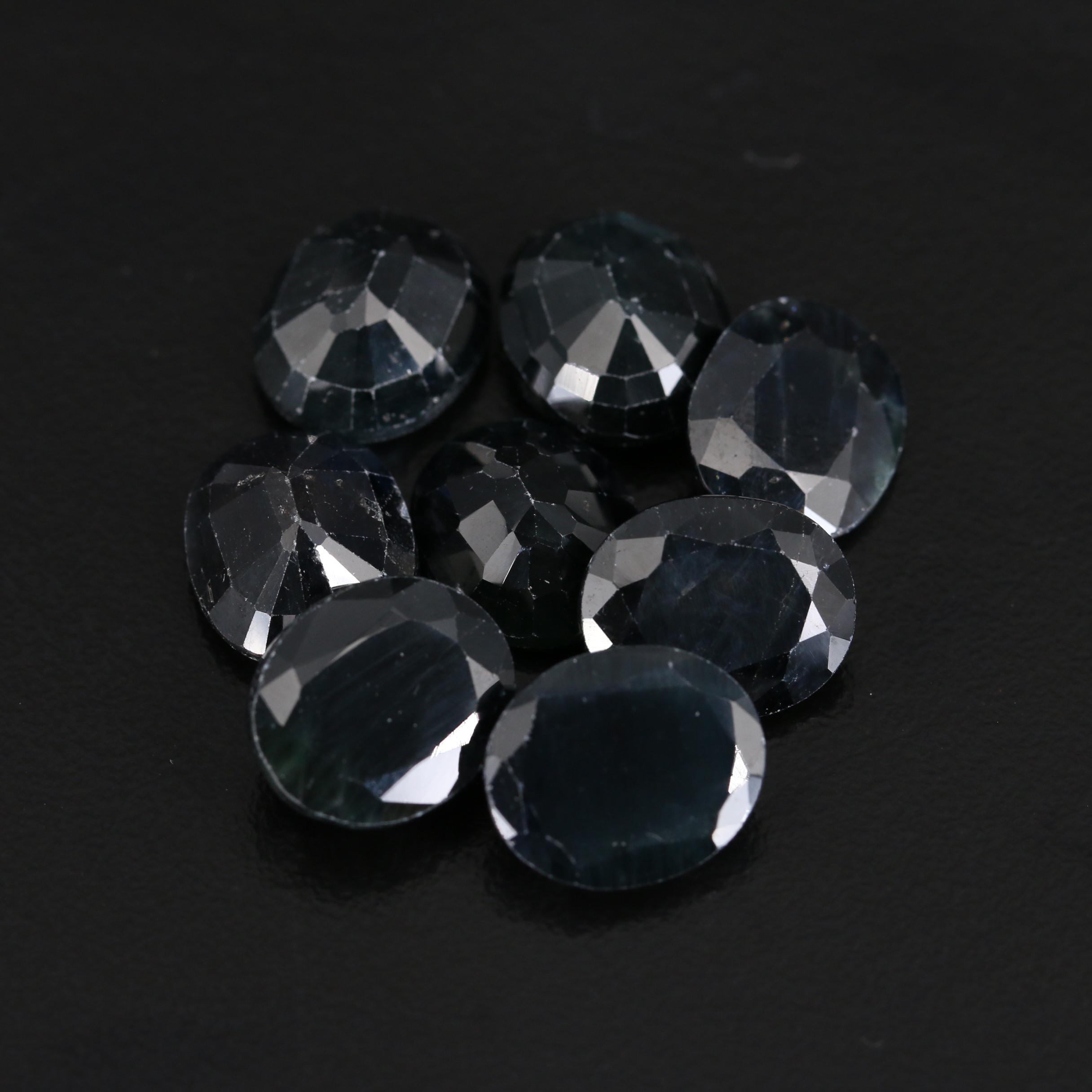Loose Oval Faceted Corundums