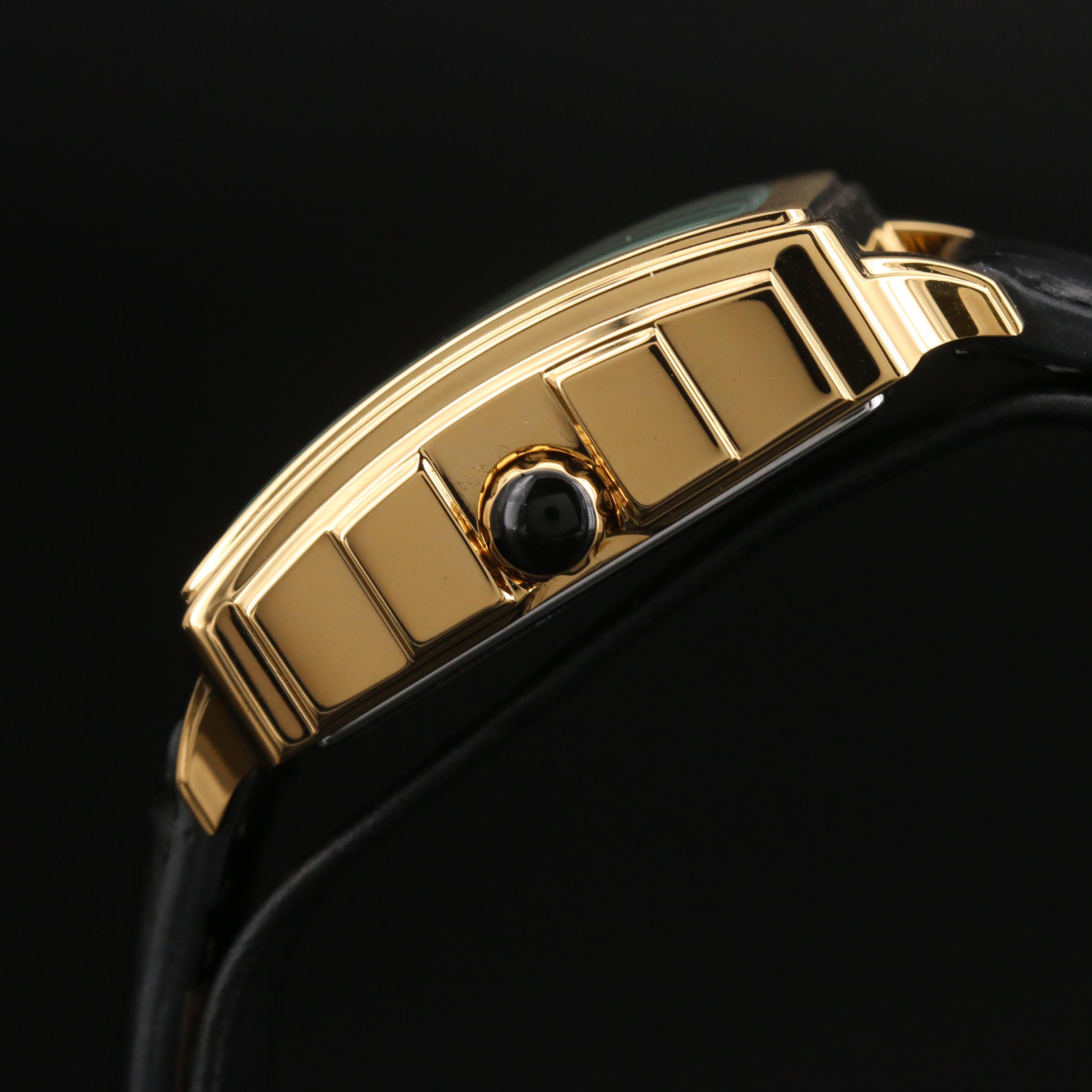 Accutime Disney Mickey Mouse Gold Tone Quartz Watch