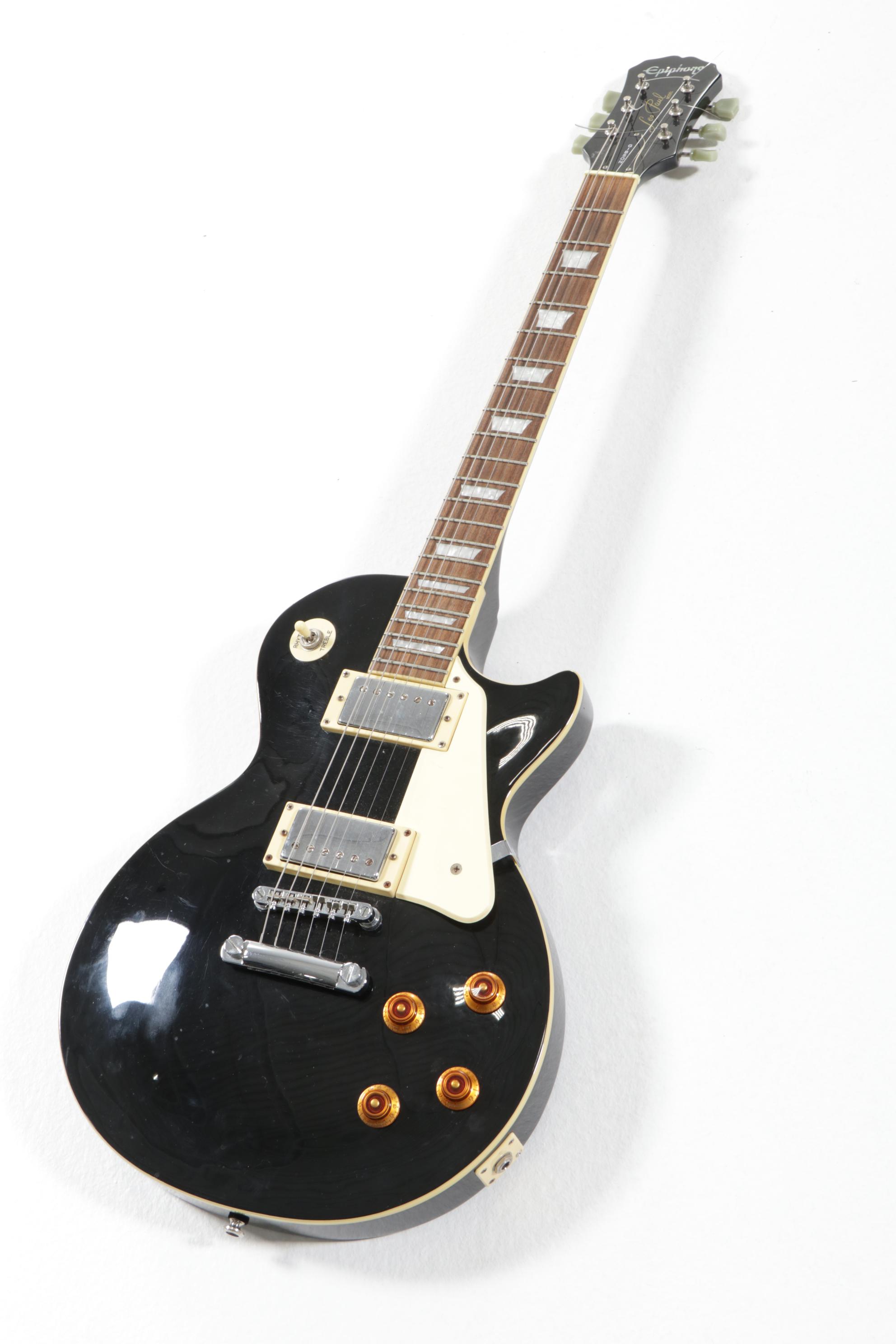 Epiphone Les Paul Electric Guitar and Line 6 Amp, 21st Century