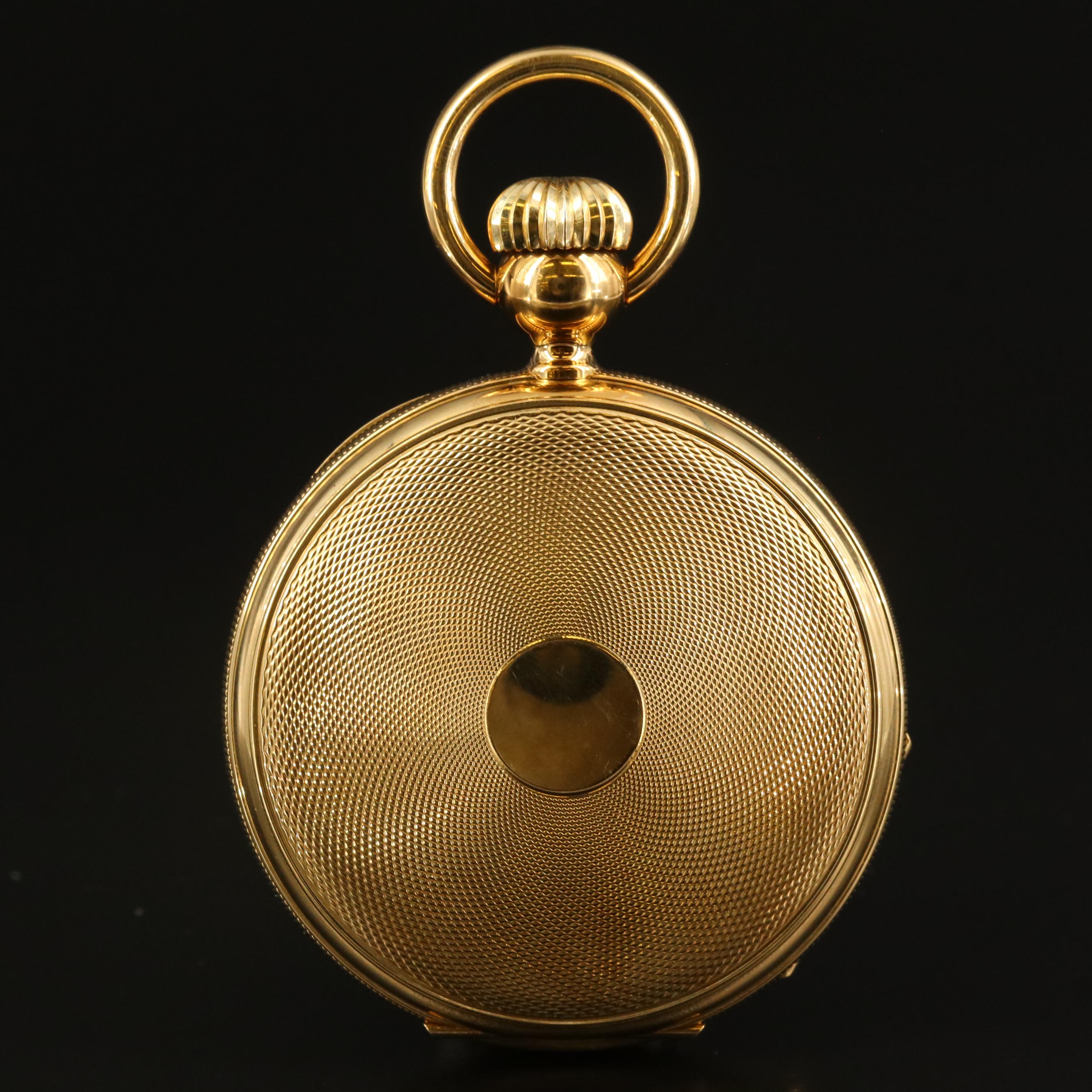 1992 Longines 125th Anniversary 18K Gold Hunting Case Pocket Watch