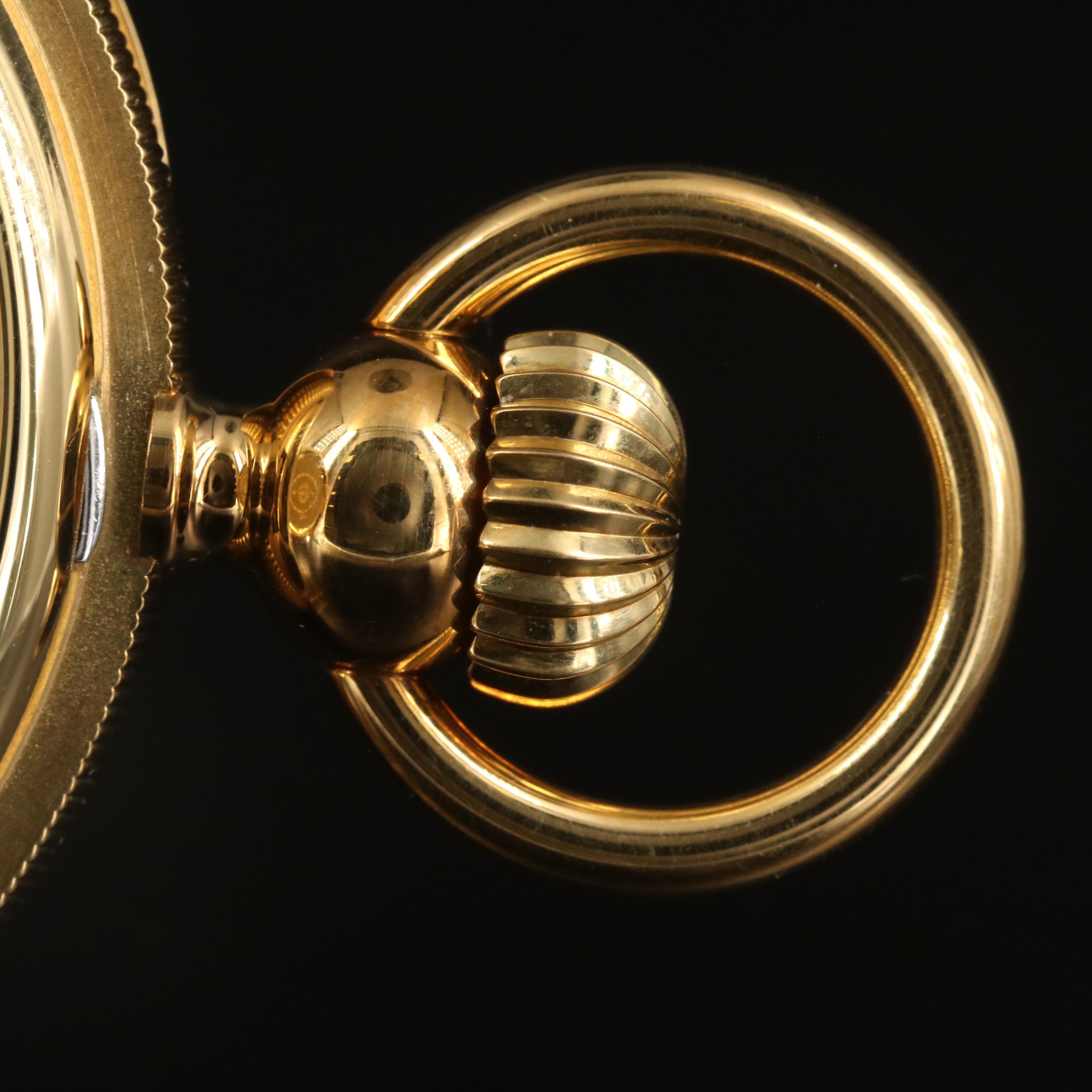 1992 Longines 125th Anniversary 18K Gold Hunting Case Pocket Watch