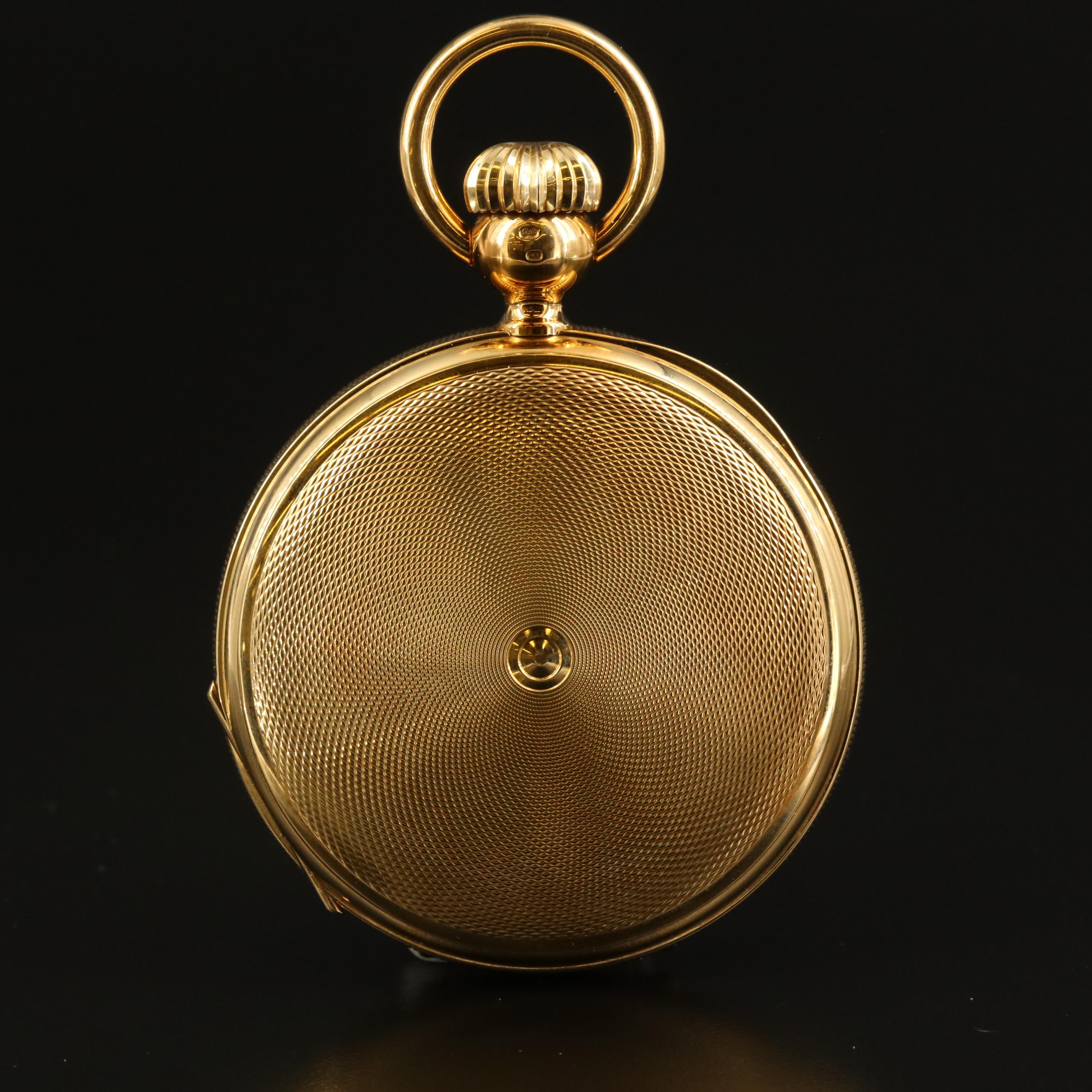 1992 Longines 125th Anniversary 18K Gold Hunting Case Pocket Watch