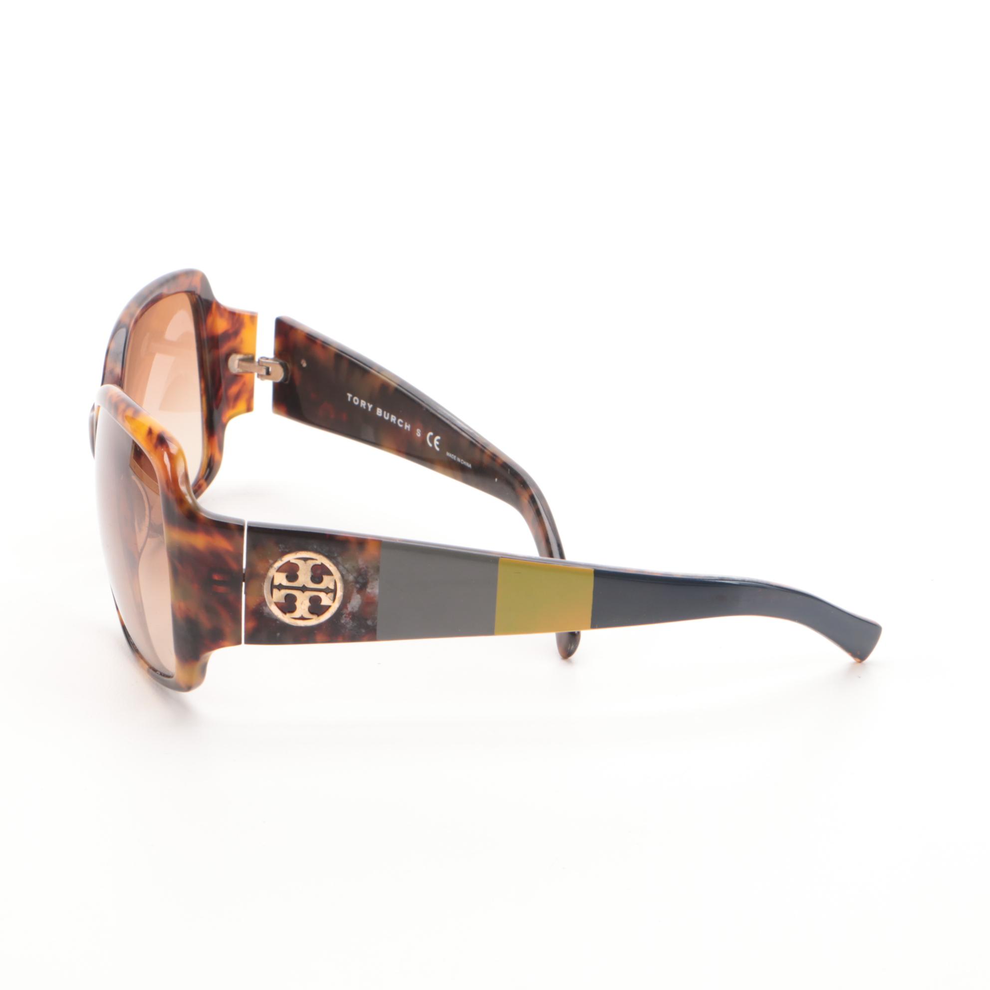 Tory Burch TY7004 Tortoise Sunglasses with Case