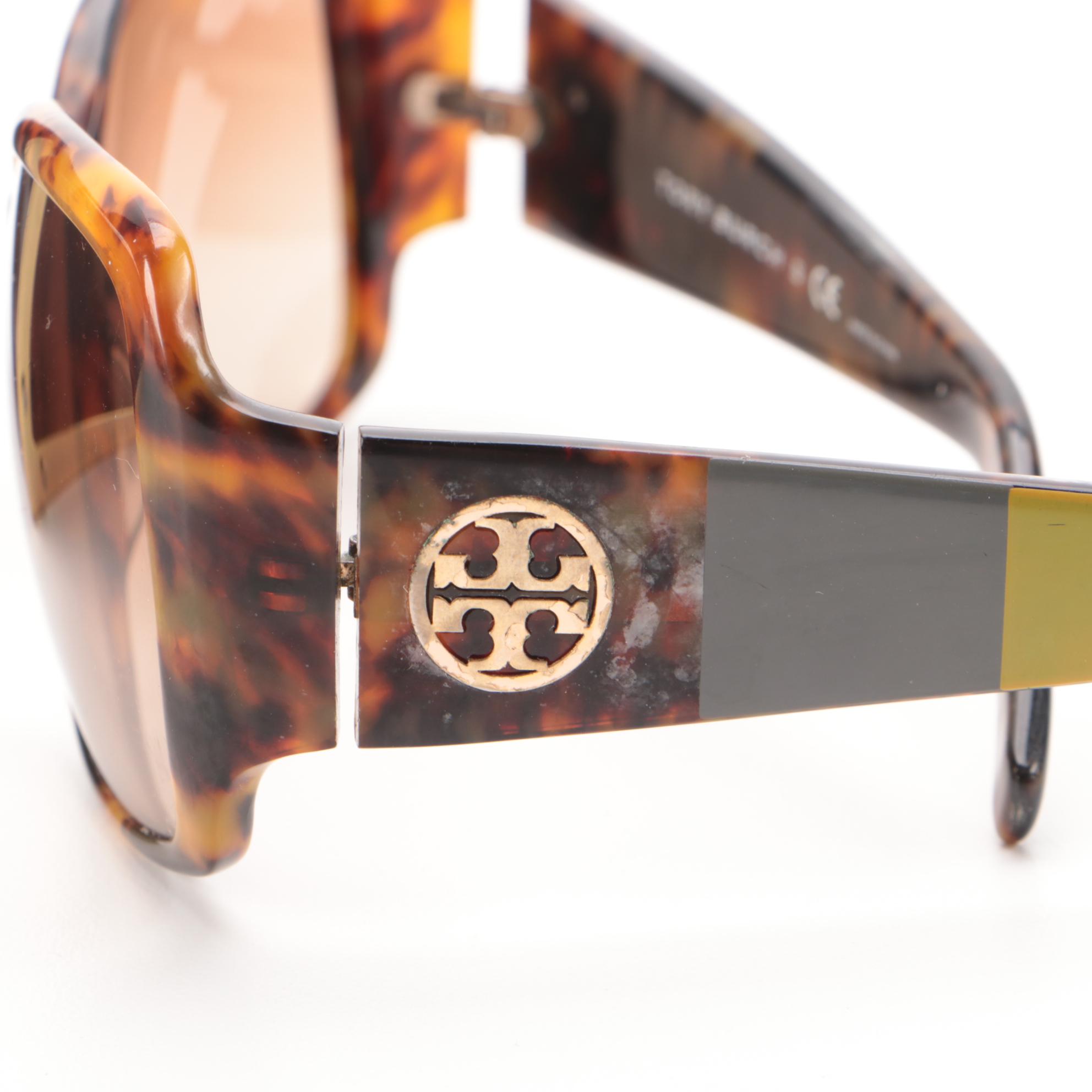 Tory Burch TY7004 Tortoise Sunglasses with Case