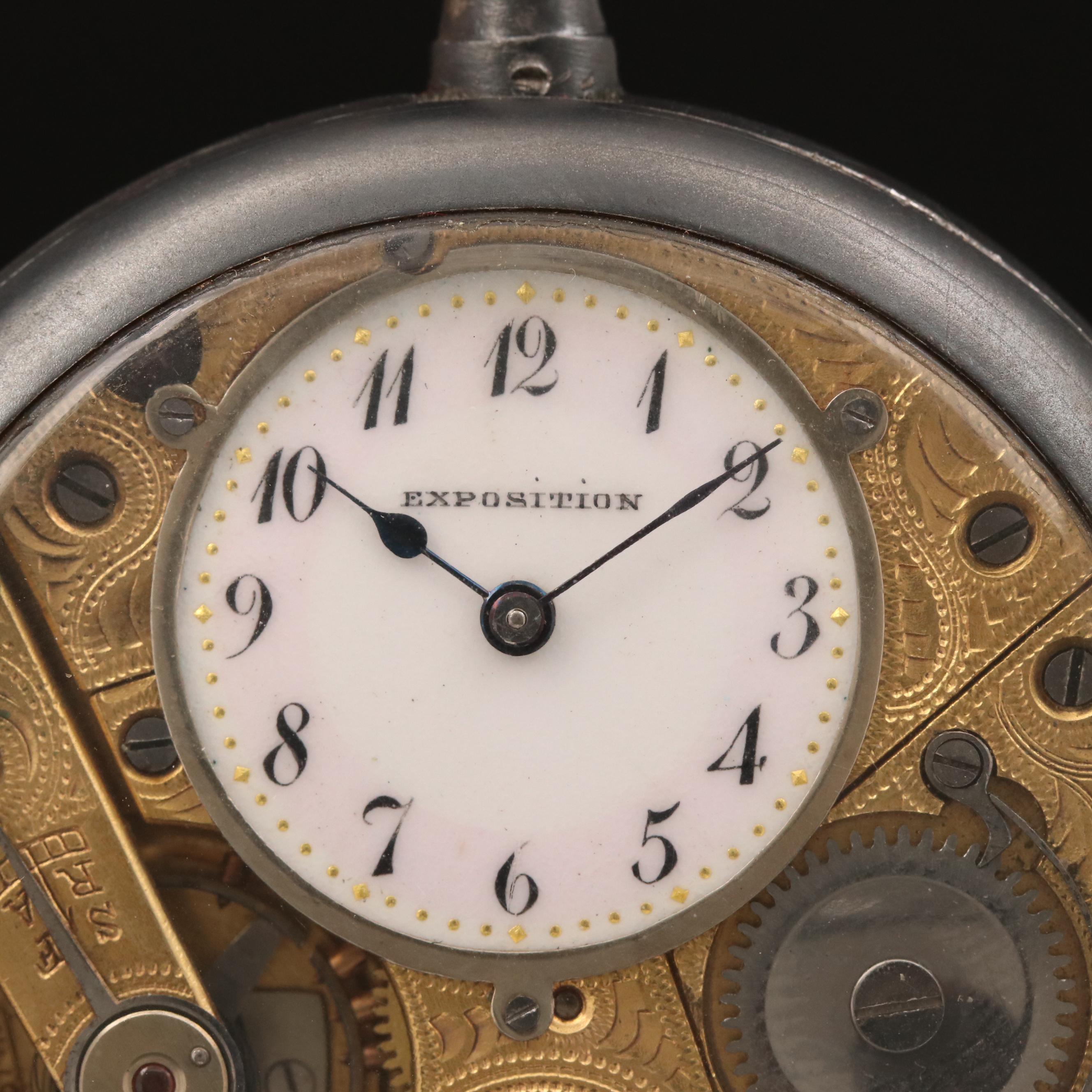 Swiss Valor Watch Co. Exposition Pocket Watch