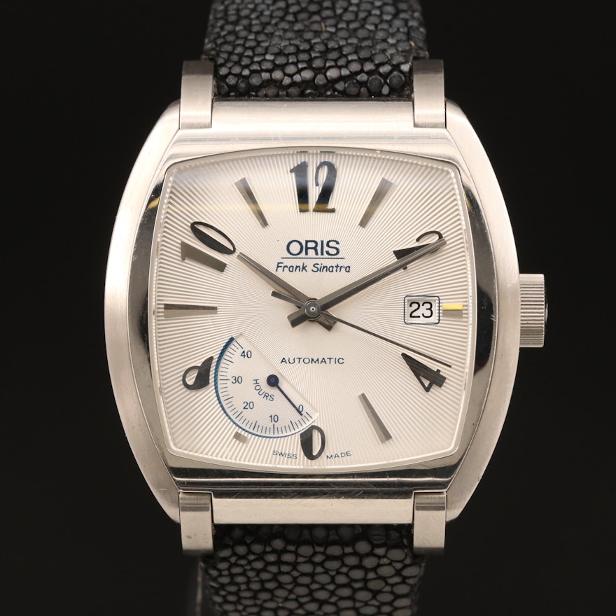 Stainless Steel Oris Frank Sinatra Automatic Wristwatch