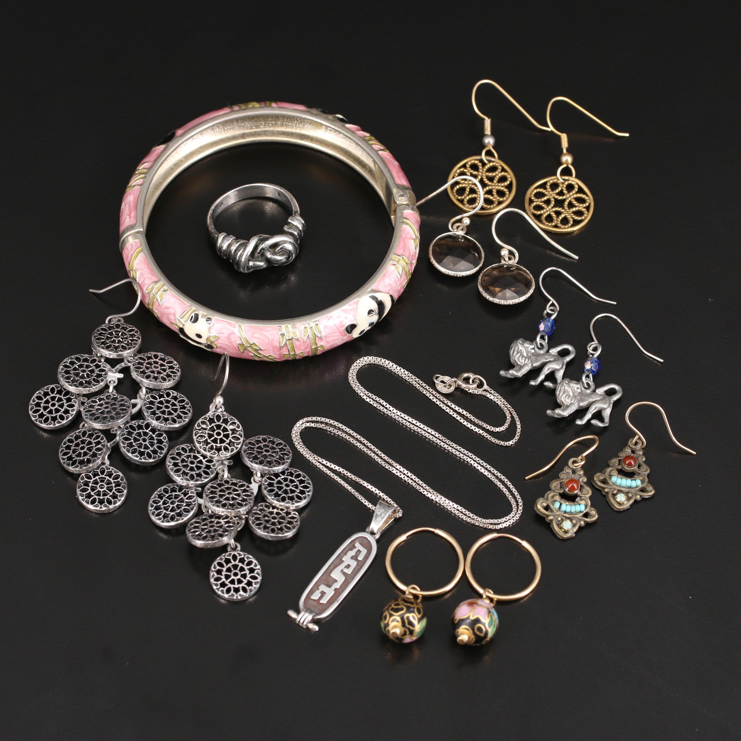 Metropolitan Museum of Modern Art Replicas, Panda Bangle and Earring Selection
