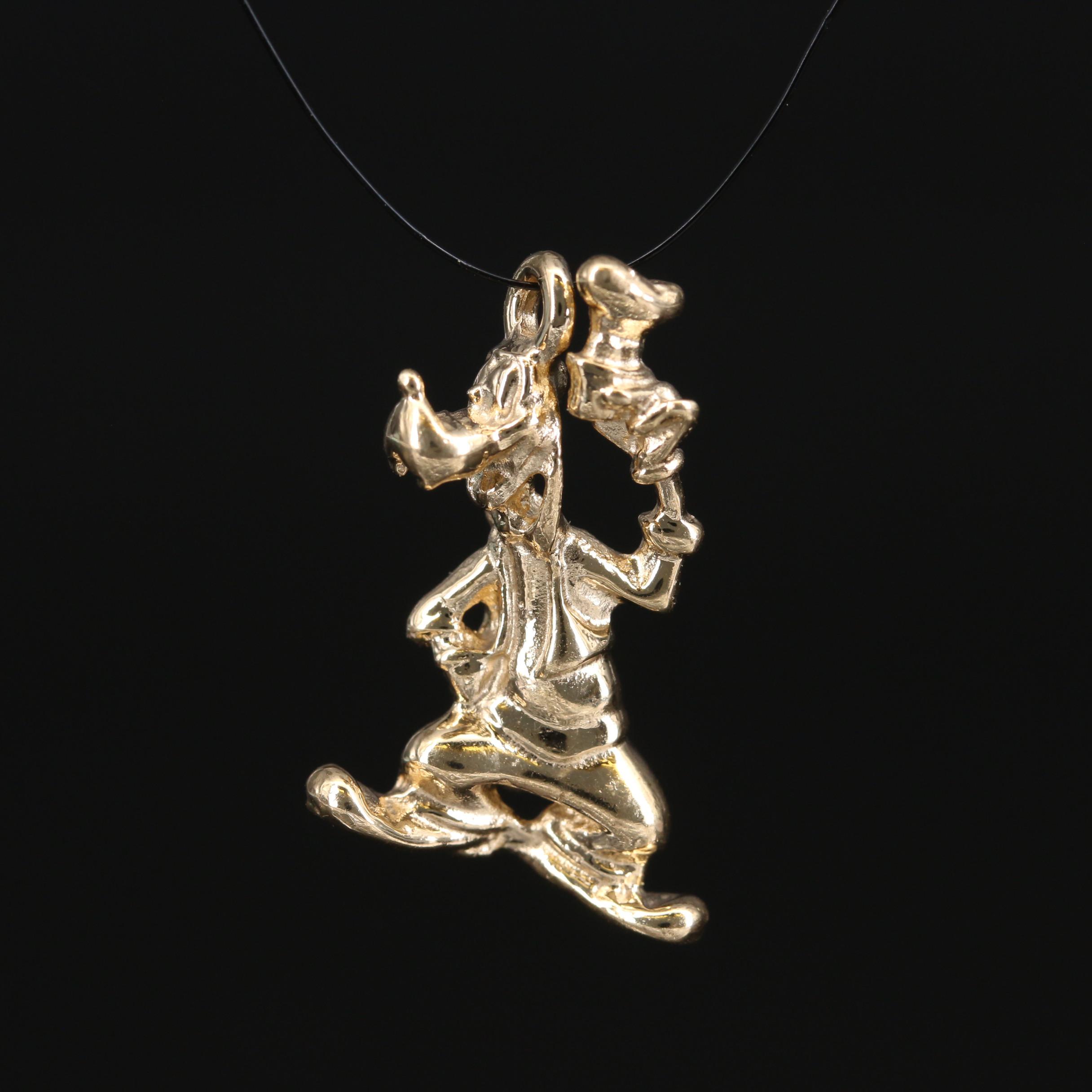 Disney 14K Goofy Pendant