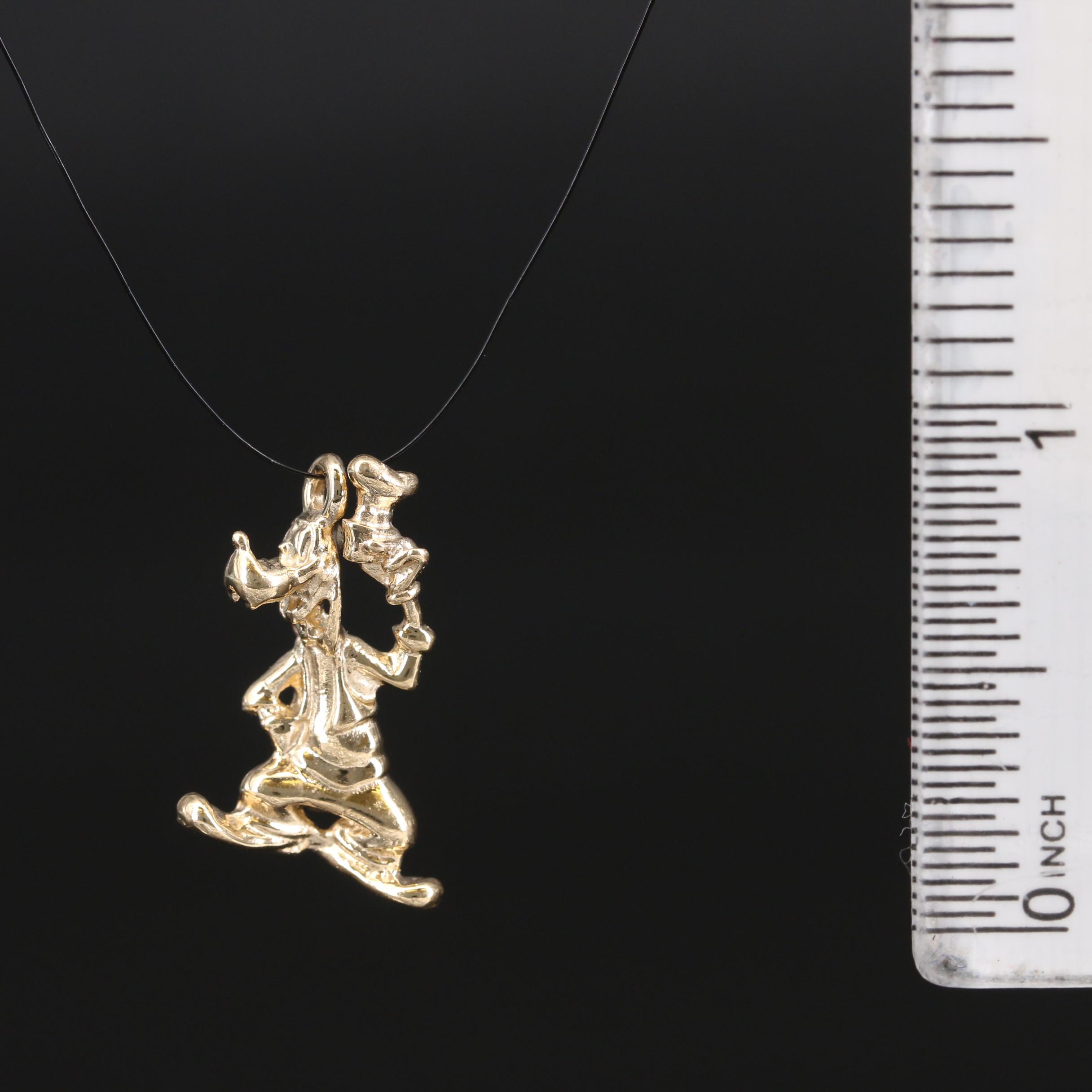 Disney 14K Goofy Pendant