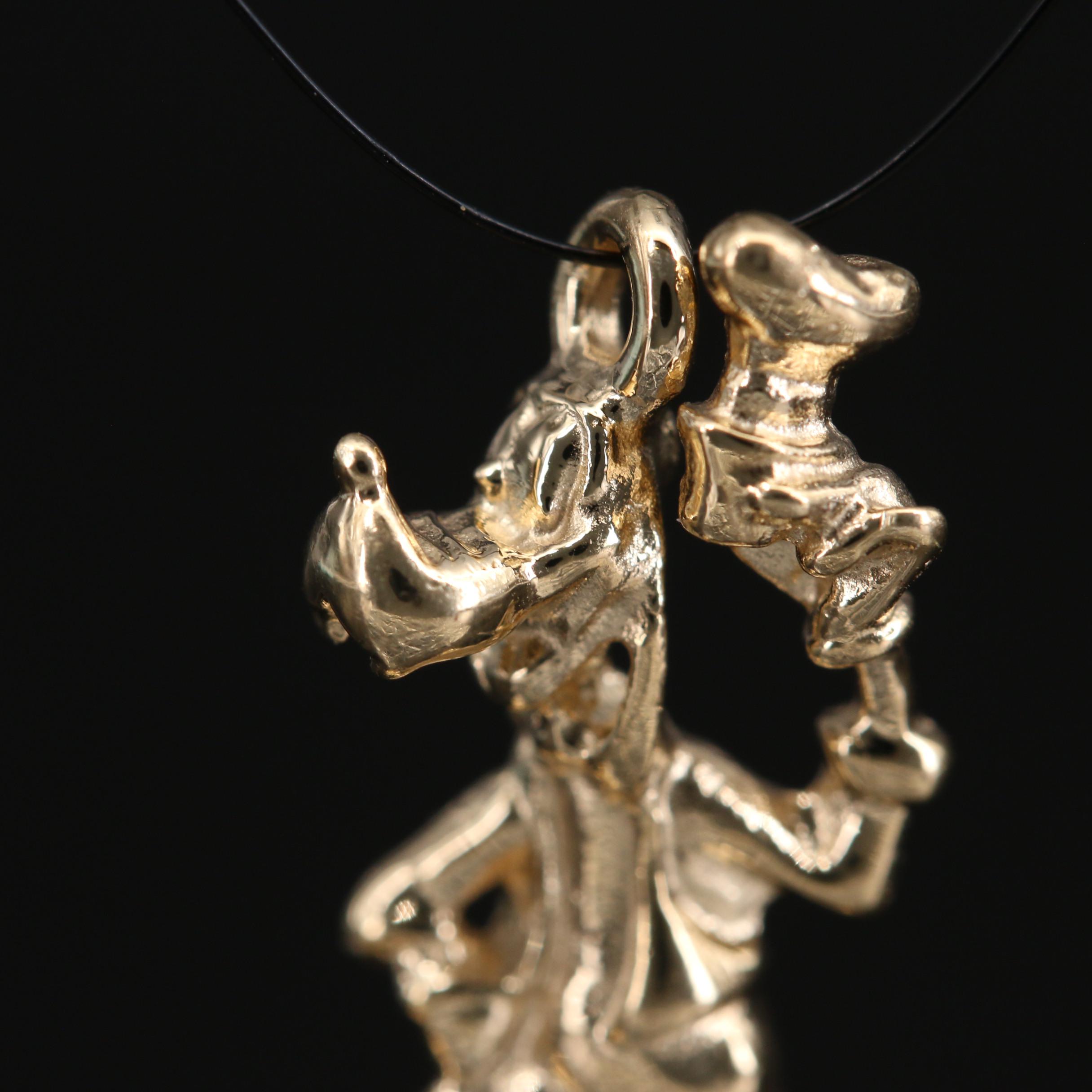 Disney 14K Goofy Pendant