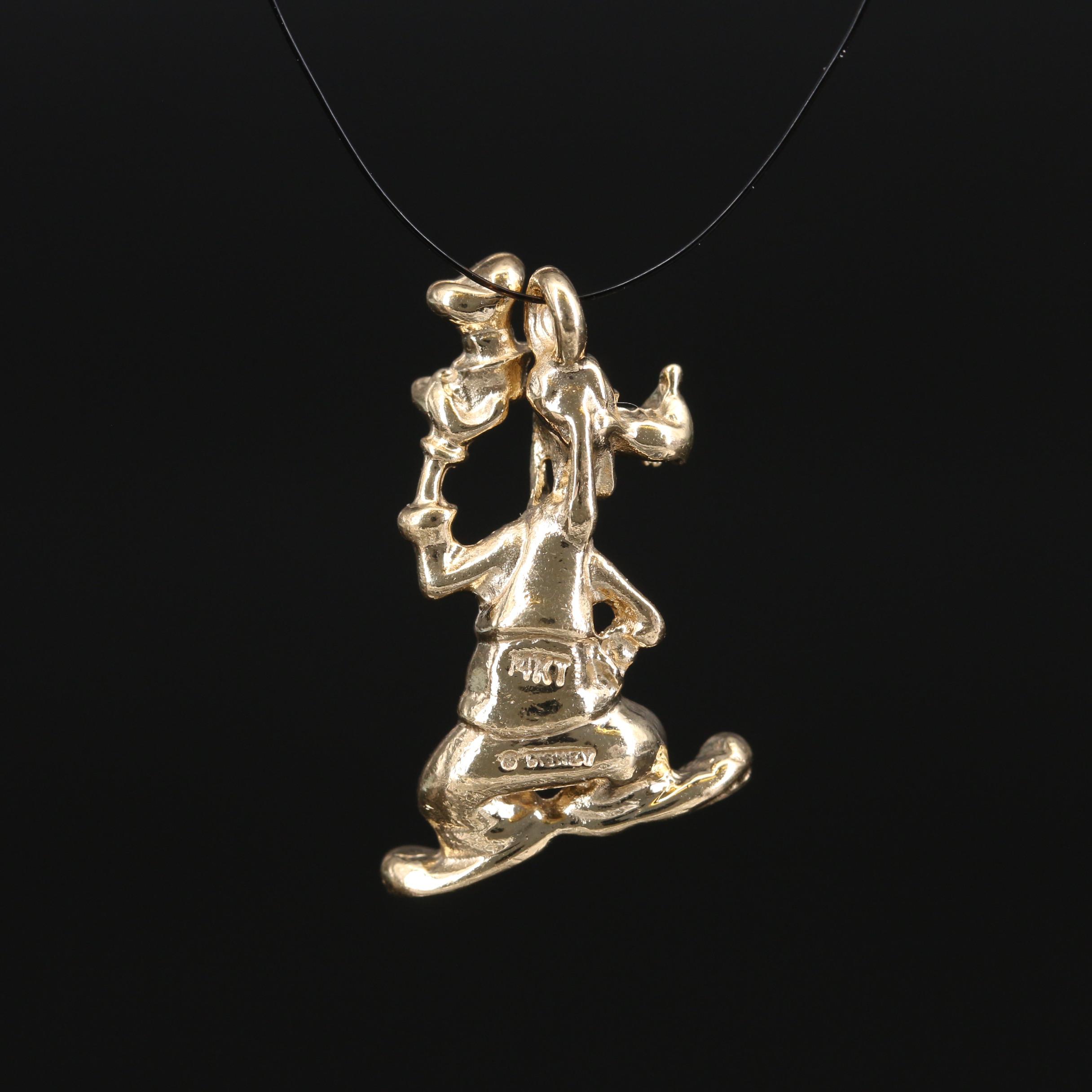 Disney 14K Goofy Pendant