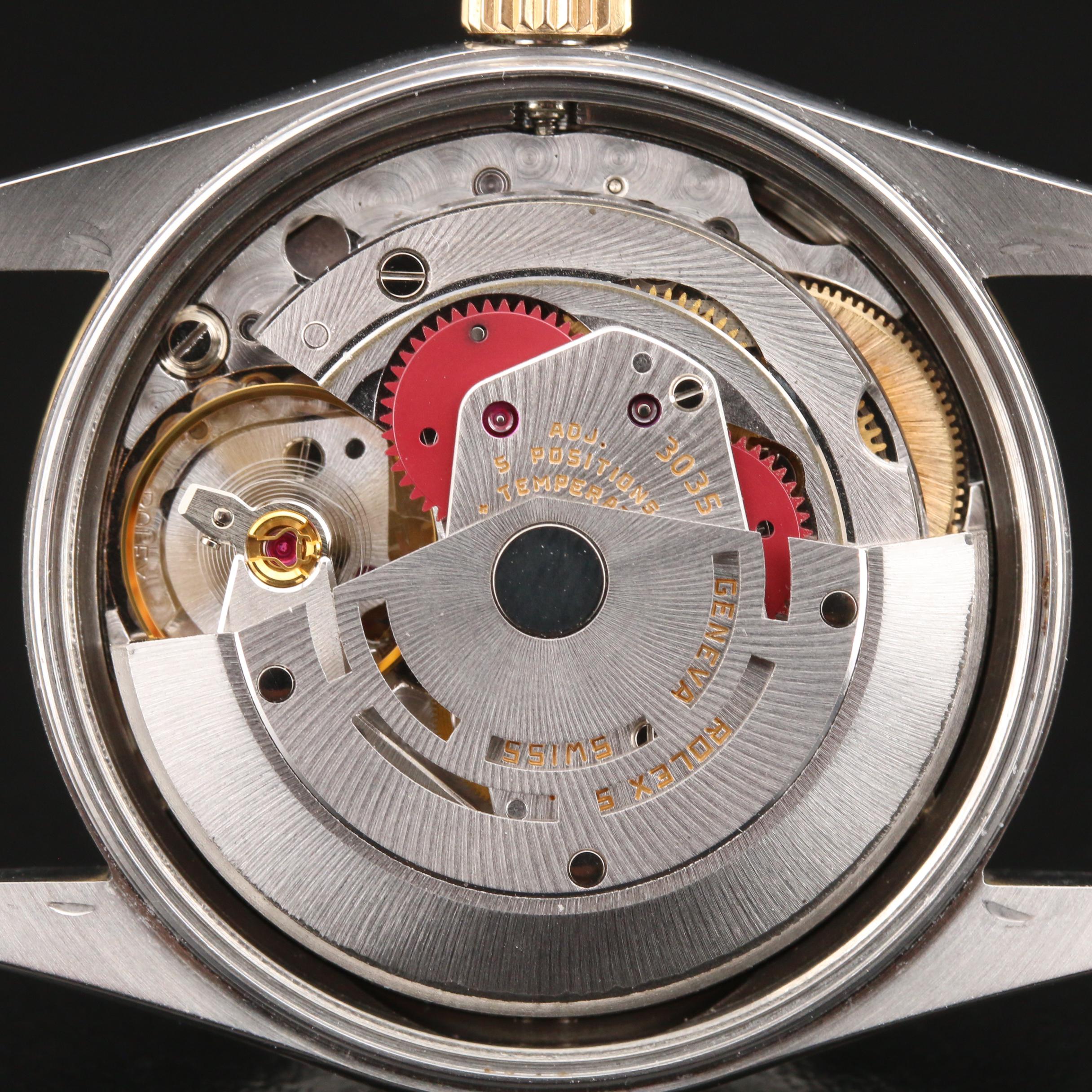 1984 Rolex Date 18K Yellow Gold and Stainless Steel Automatic Watch