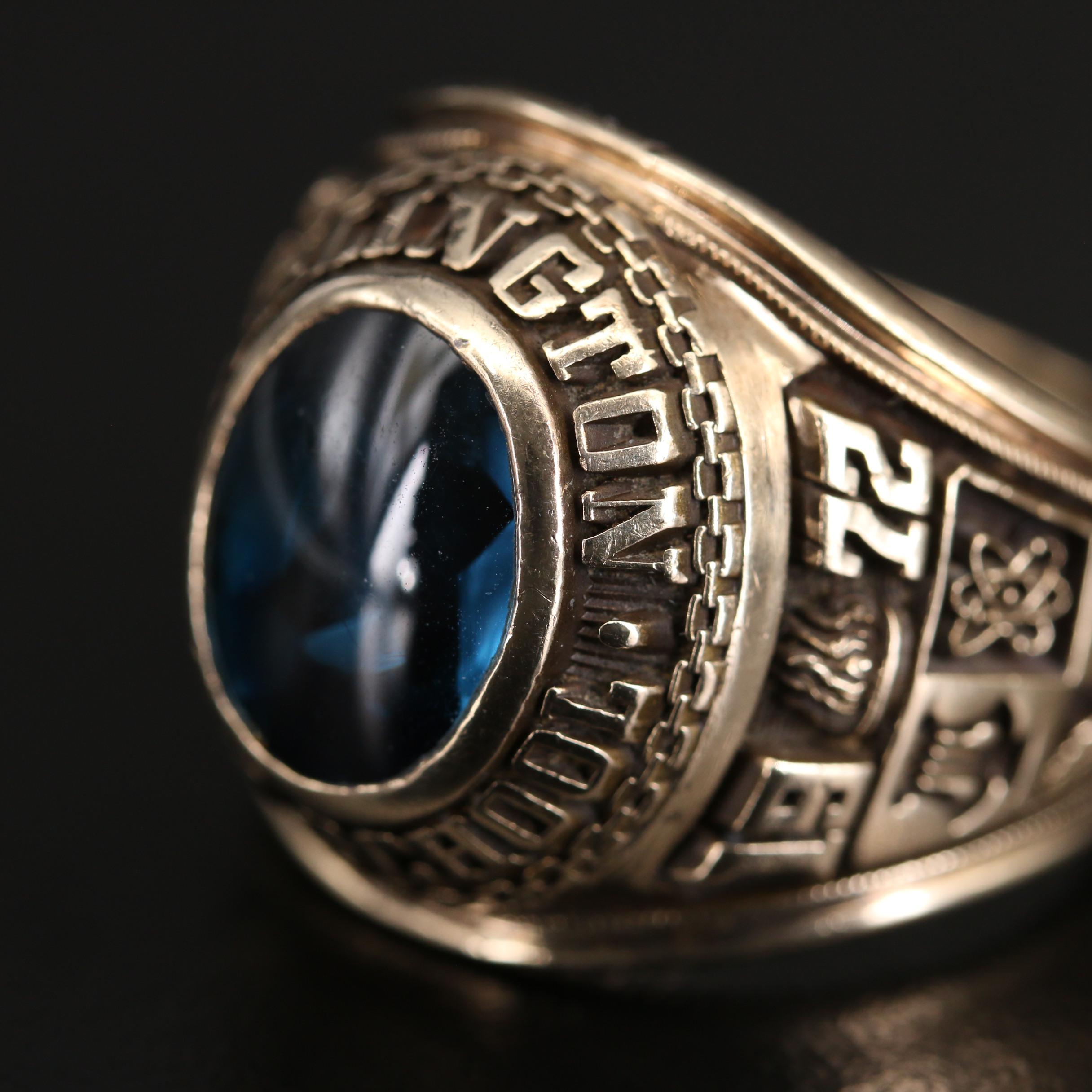 Herff Jones 10K Spinel Arlington High School Class Ring