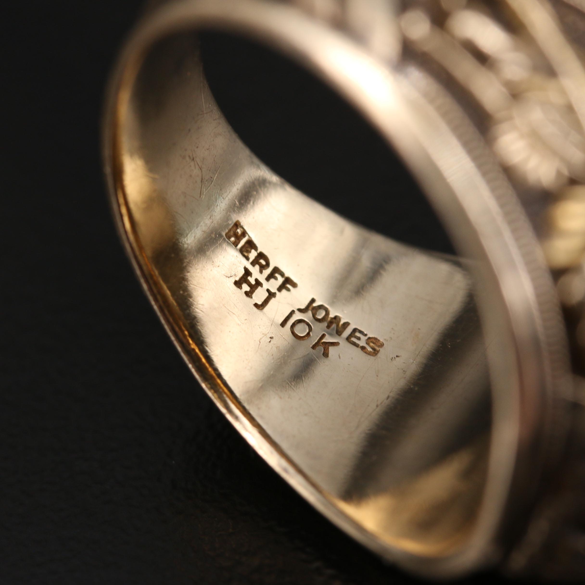 Herff Jones 10K Spinel Arlington High School Class Ring