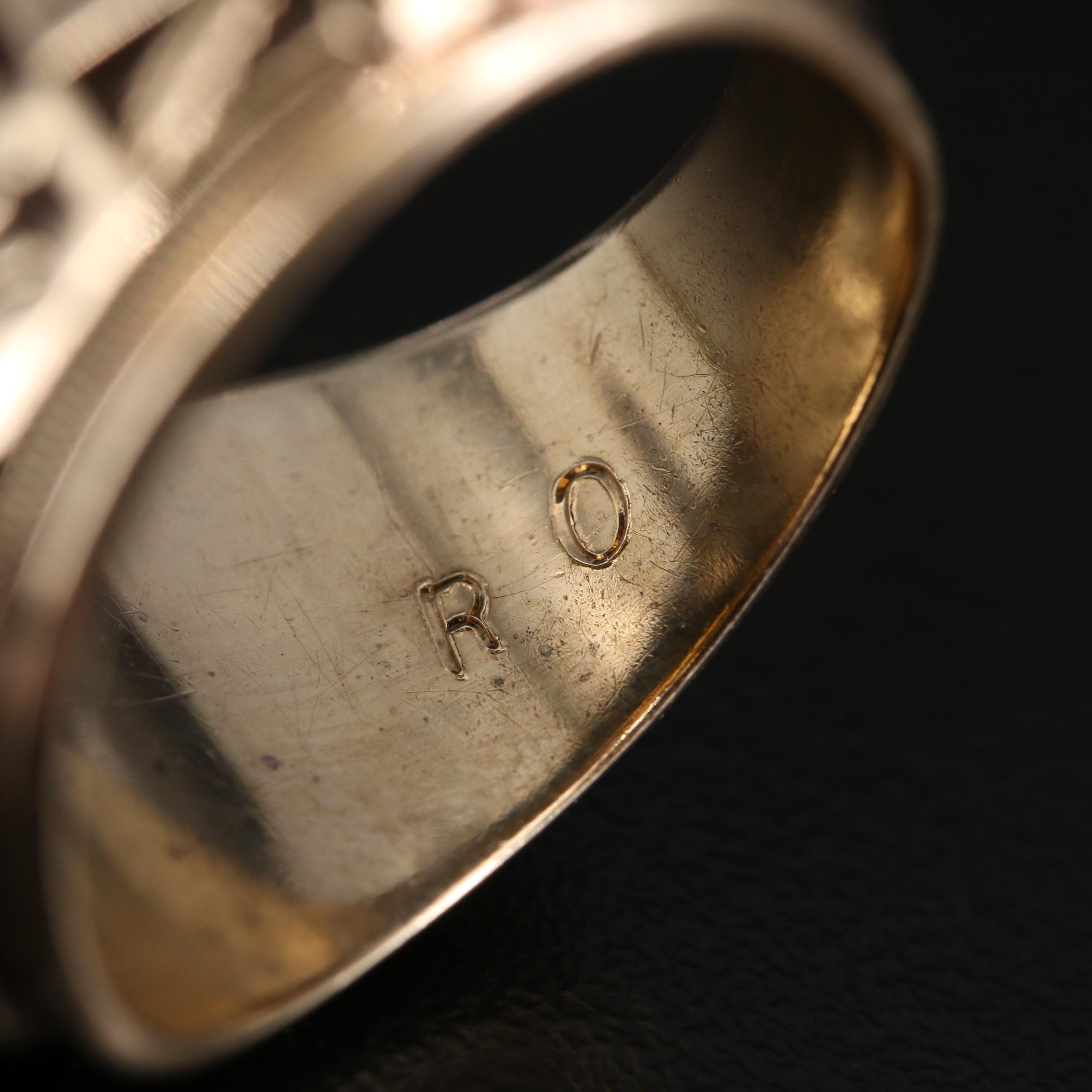 Herff Jones 10K Spinel Arlington High School Class Ring