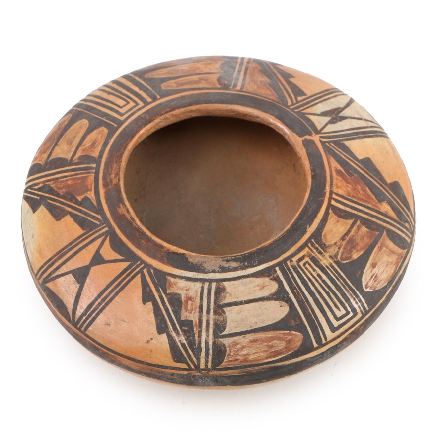 Hopi Glazed Earthenware Jar, 1930s