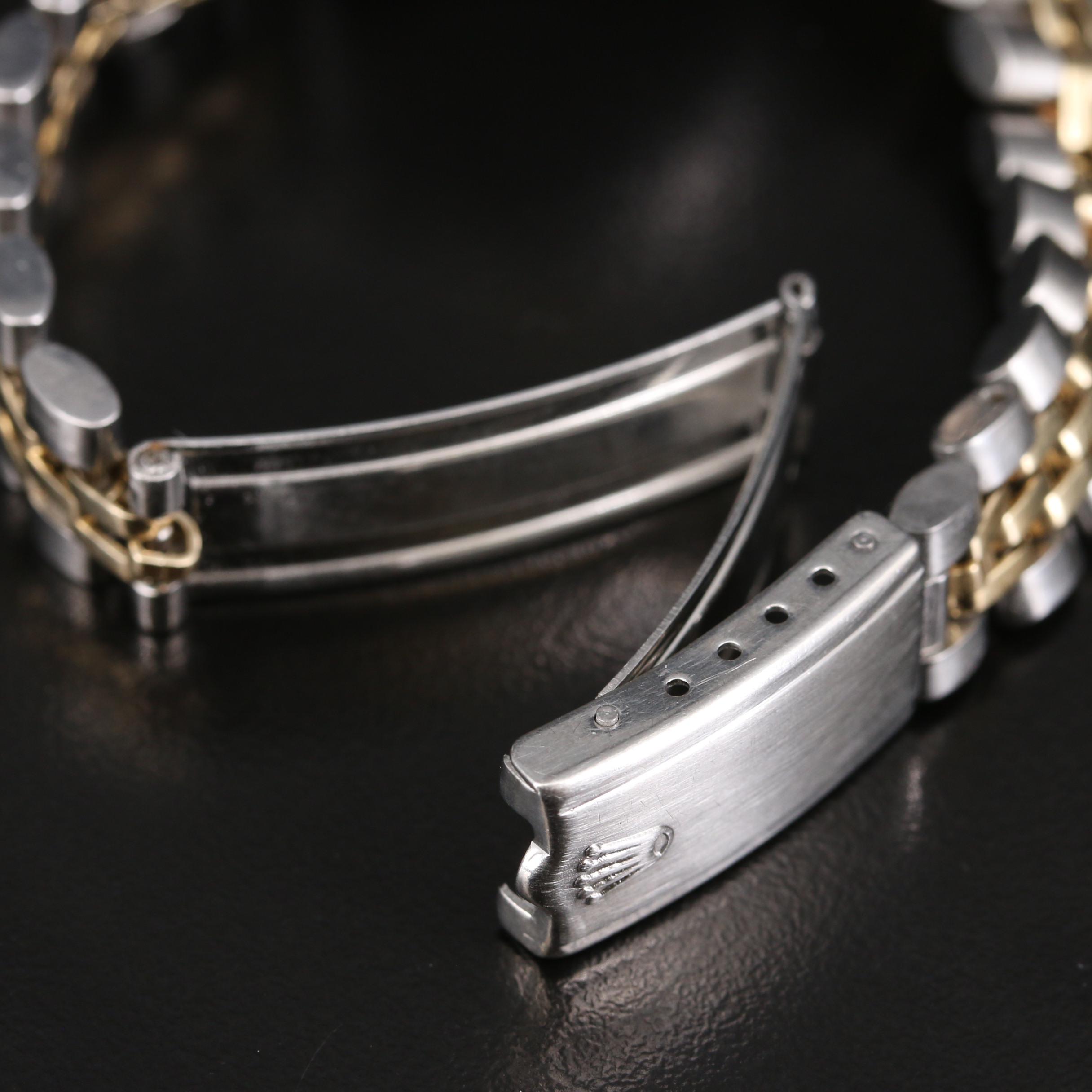 1969 Rolex Date 14K Yellow Gold and Stainless Steel Automatic Watch