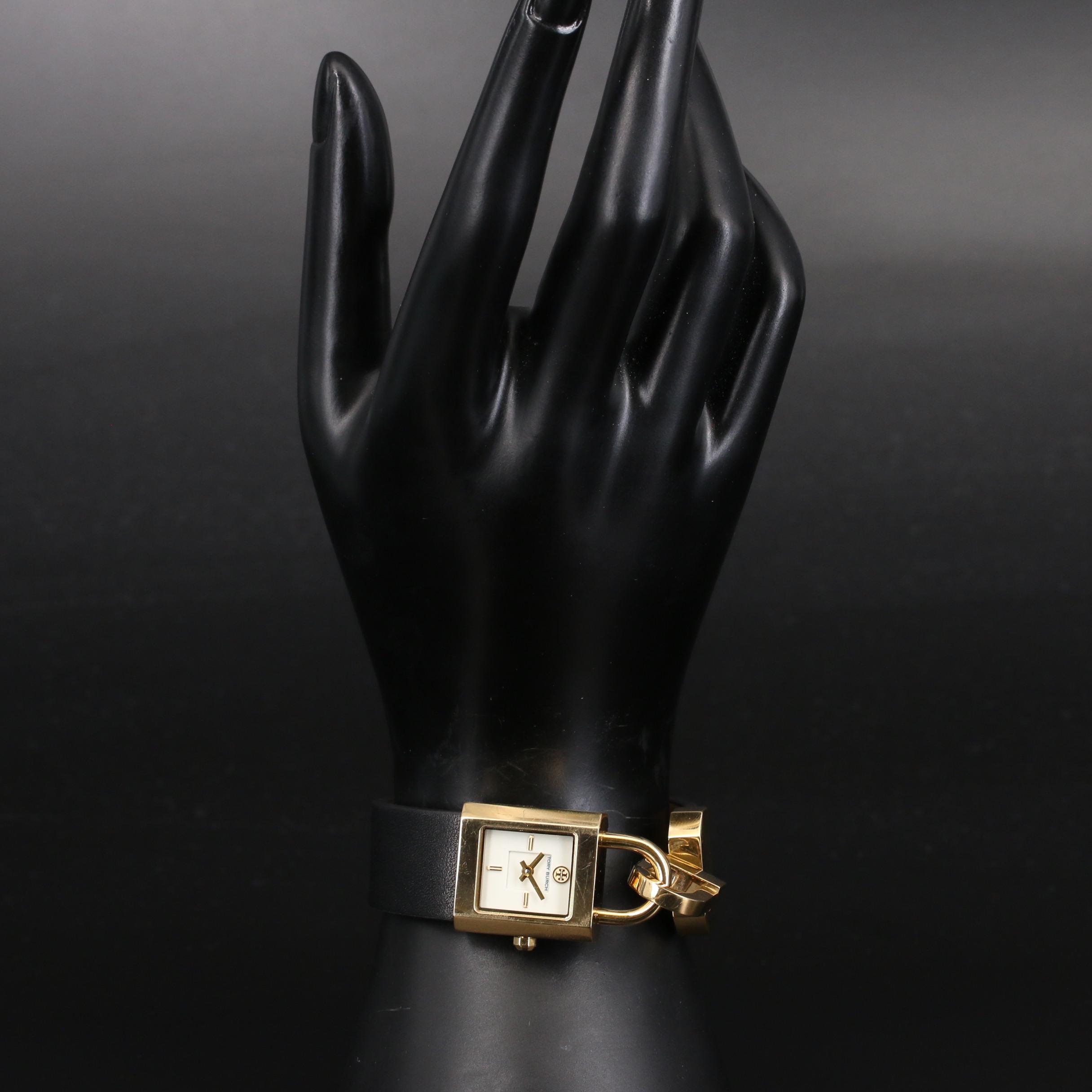 Tory Burch "Surrey" Gold Tone Stainless Steel Quartz Watch