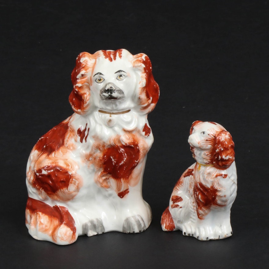 Staffordshire Rust  Spaniels, Early to Mid 20th Century