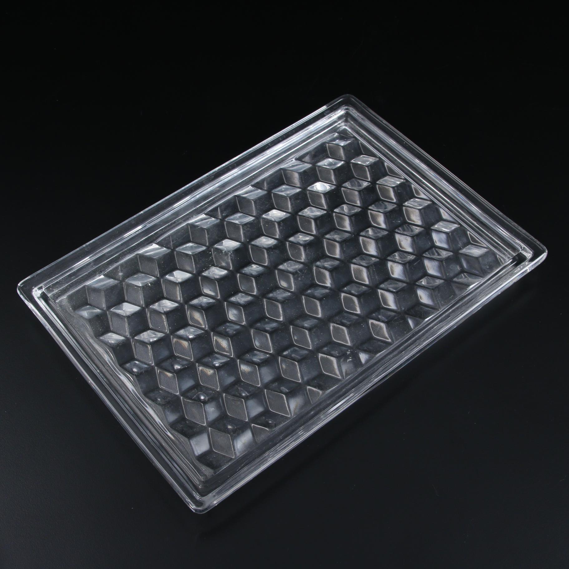 Fostoria "American" Pressed Glass Decanter, Tray and Tumblers