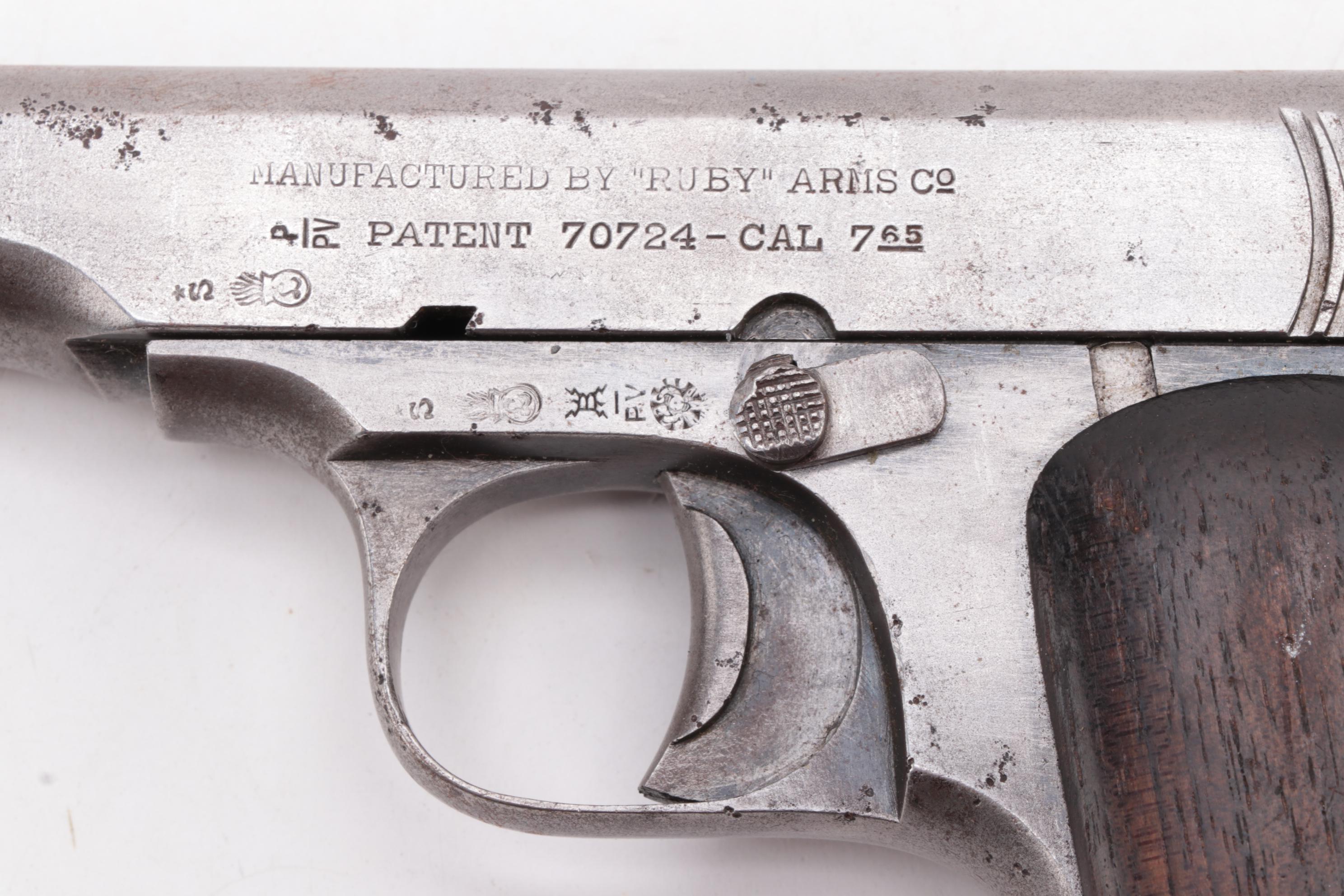 Ruby Arms Co. 7.65 Semi-Auto Pistol