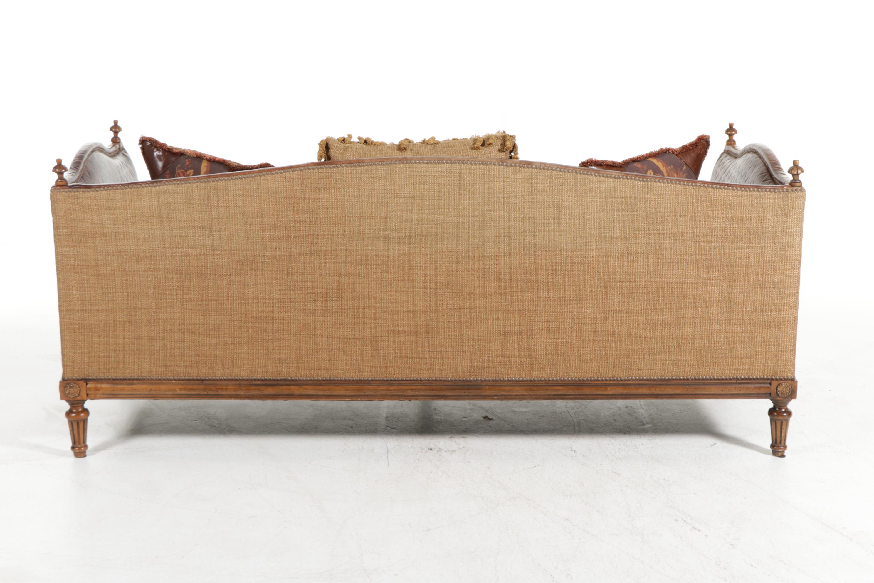 Key City Furniture "Jeff Zimmerman Collection" Leather Sofa