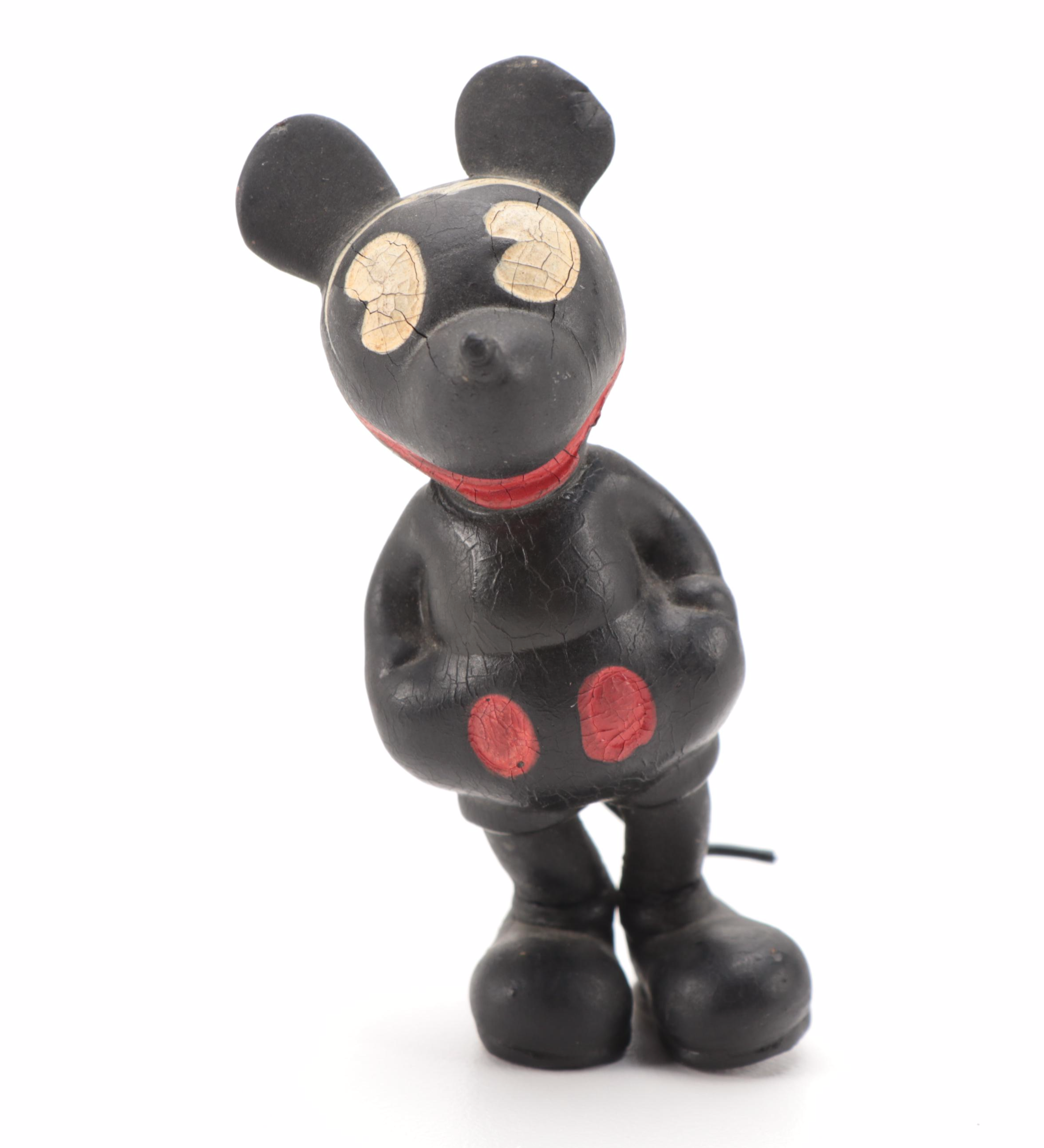 Patriot China Mickey Mouse Child's Mug with Seiberling Rubber Mickey Mouse