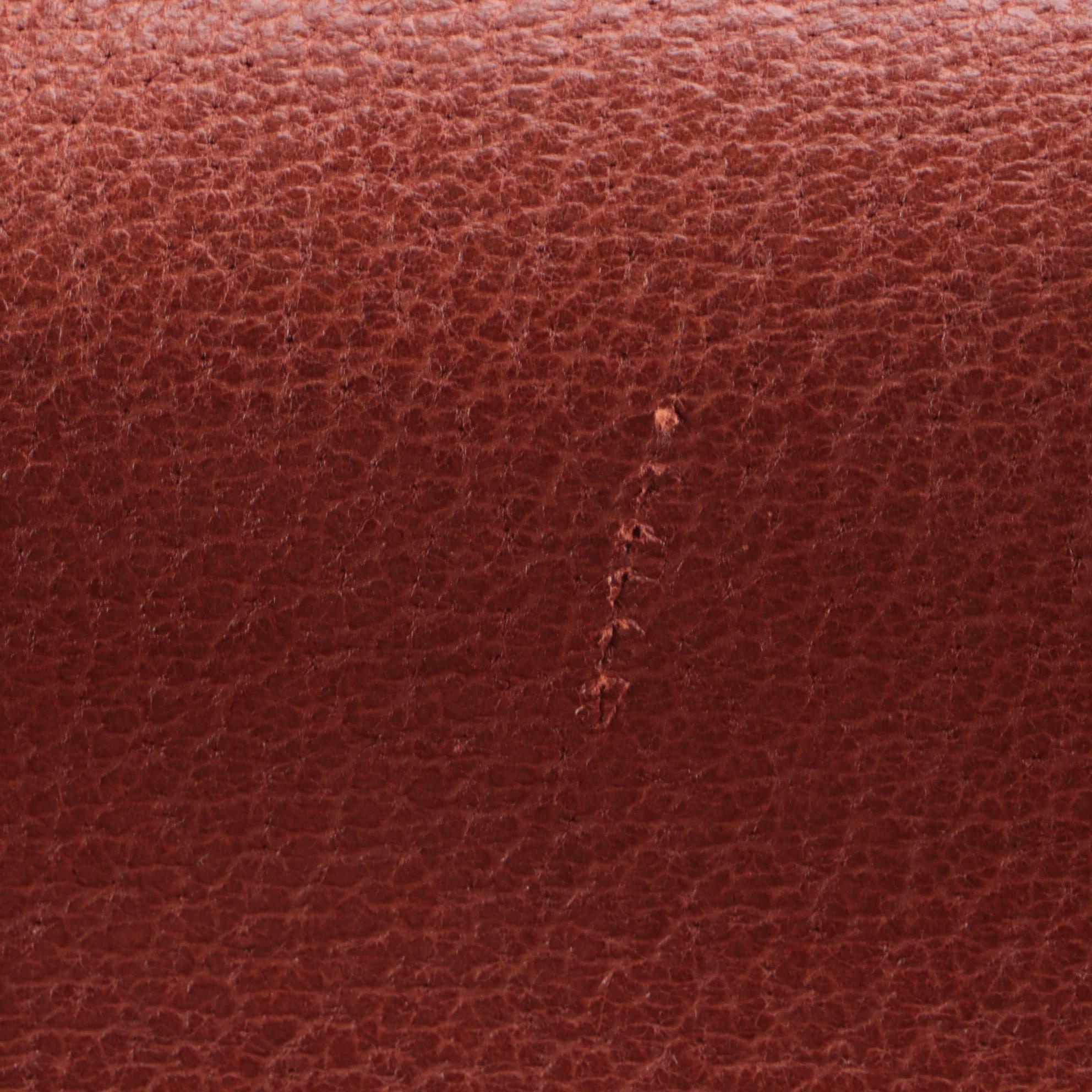 Gucci Tan Leather Boston Style Travel Bag with Zippered Base Compartment