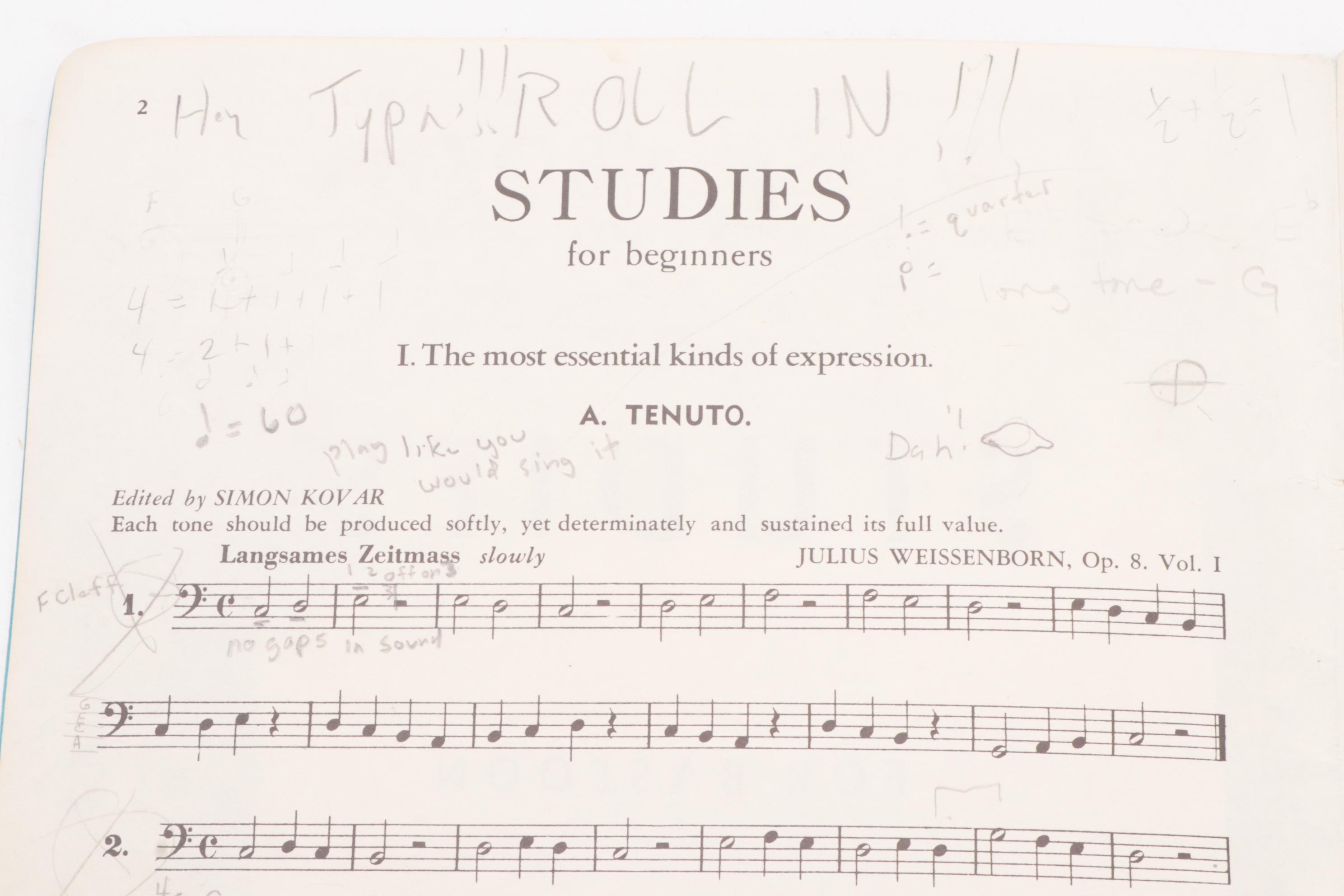 German Gebruder Mönnig Bassoon with Case and Method Books