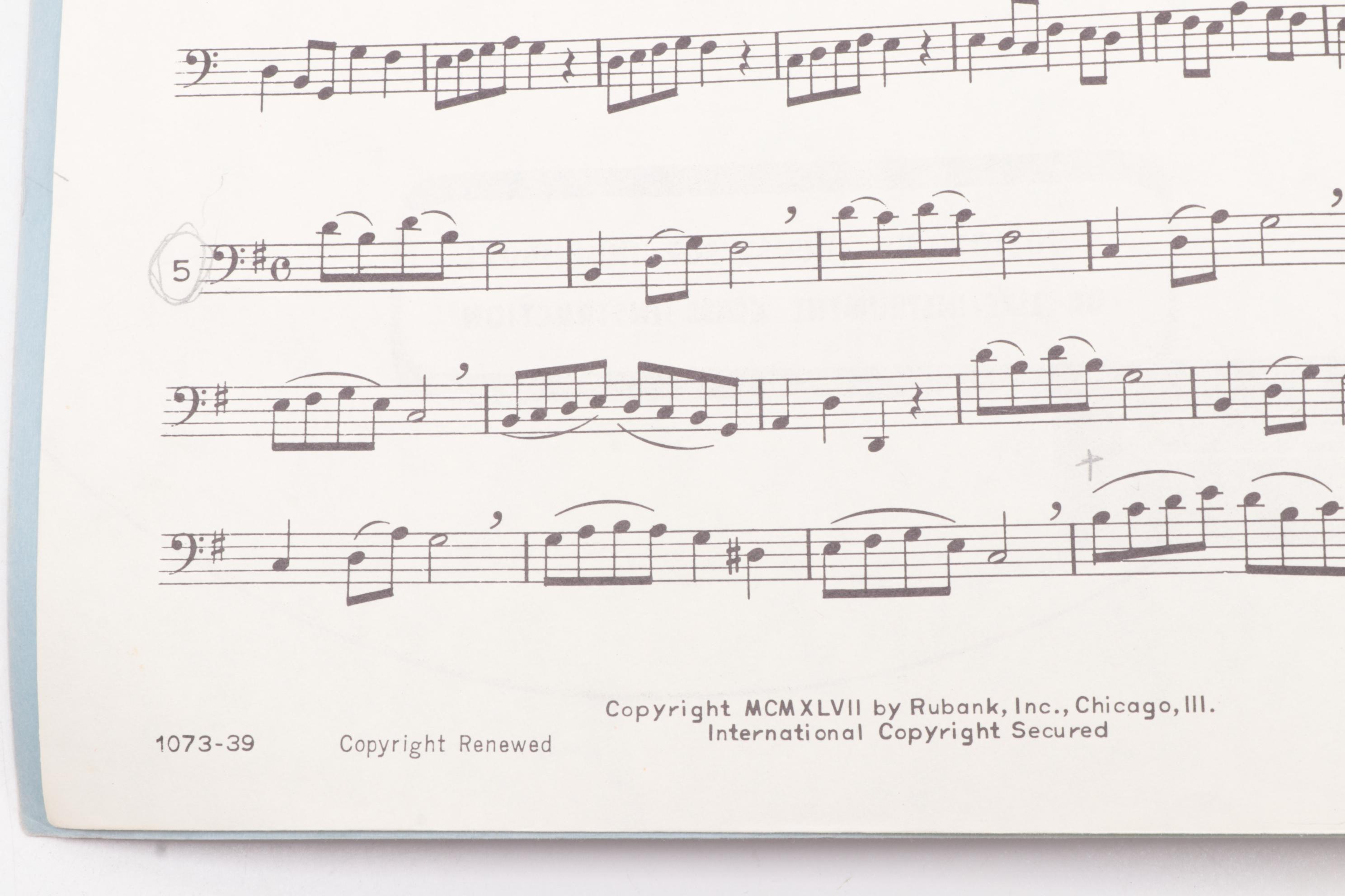 German Gebruder Mönnig Bassoon with Case and Method Books