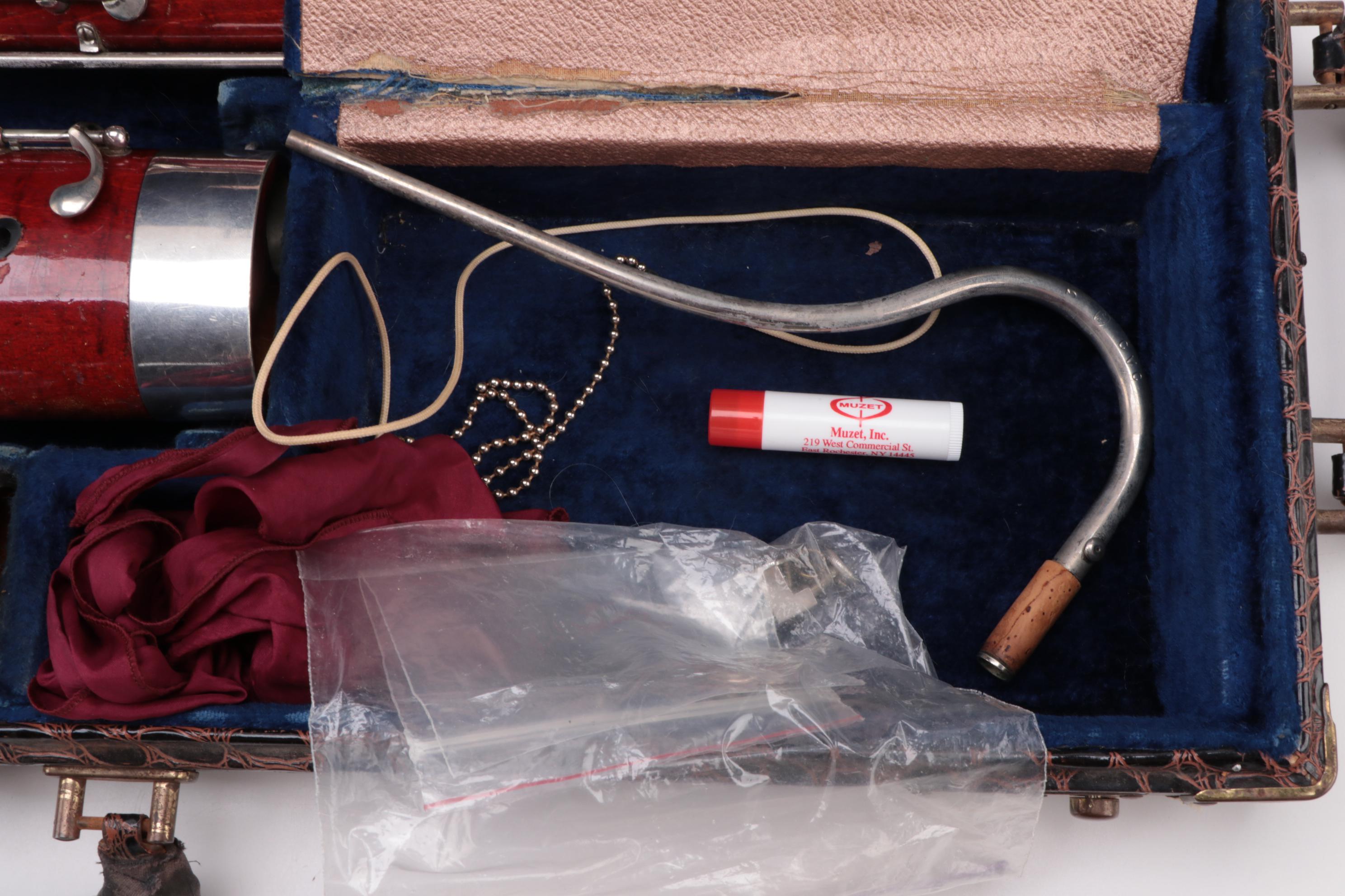 German Gebruder Mönnig Bassoon with Case and Method Books