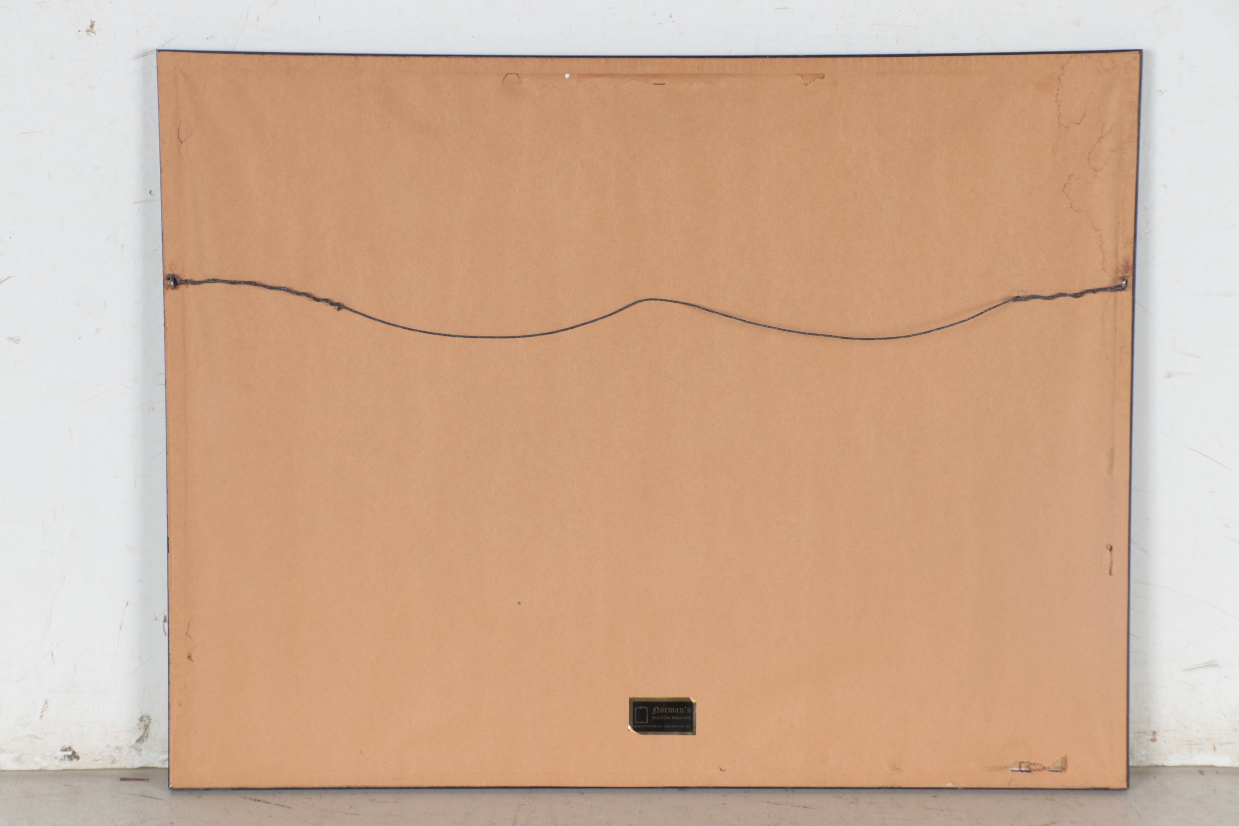 J. Franklin Brown Halftone of a Riverboat