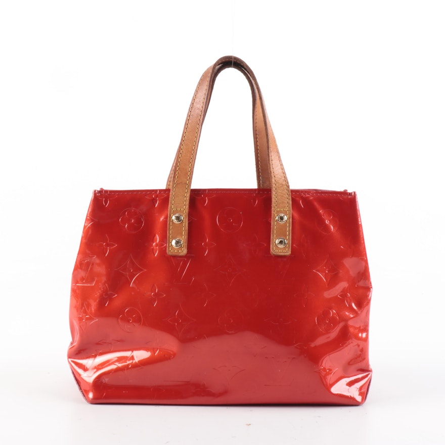 Louis Vuitton Reade PM Tote in Monogram Vernis