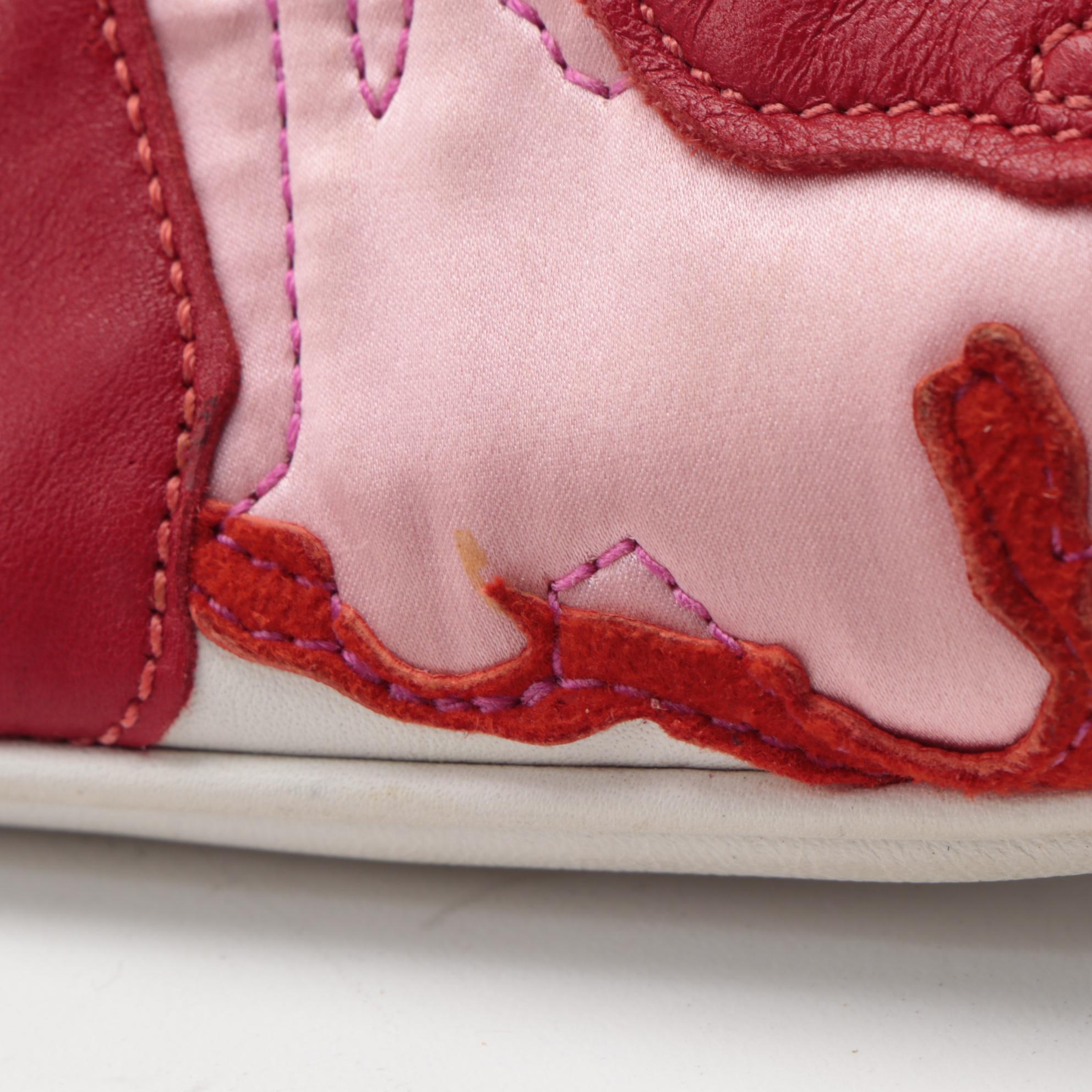 Coach Limited Edition Poppy Gallery Shoulder Tote in White Leather with Appliqué