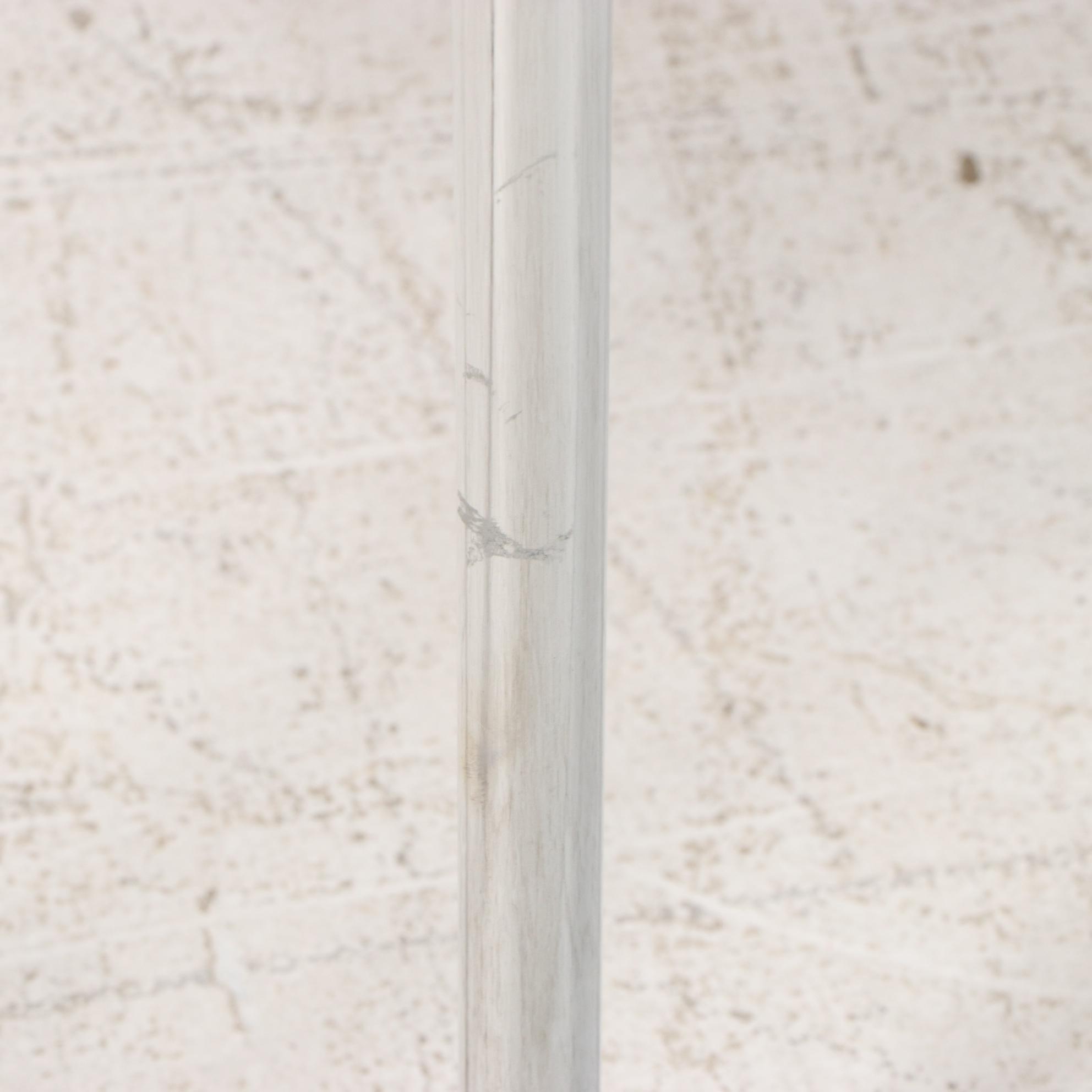 Eight Chrome and Faux Leather Dining Side Chairs