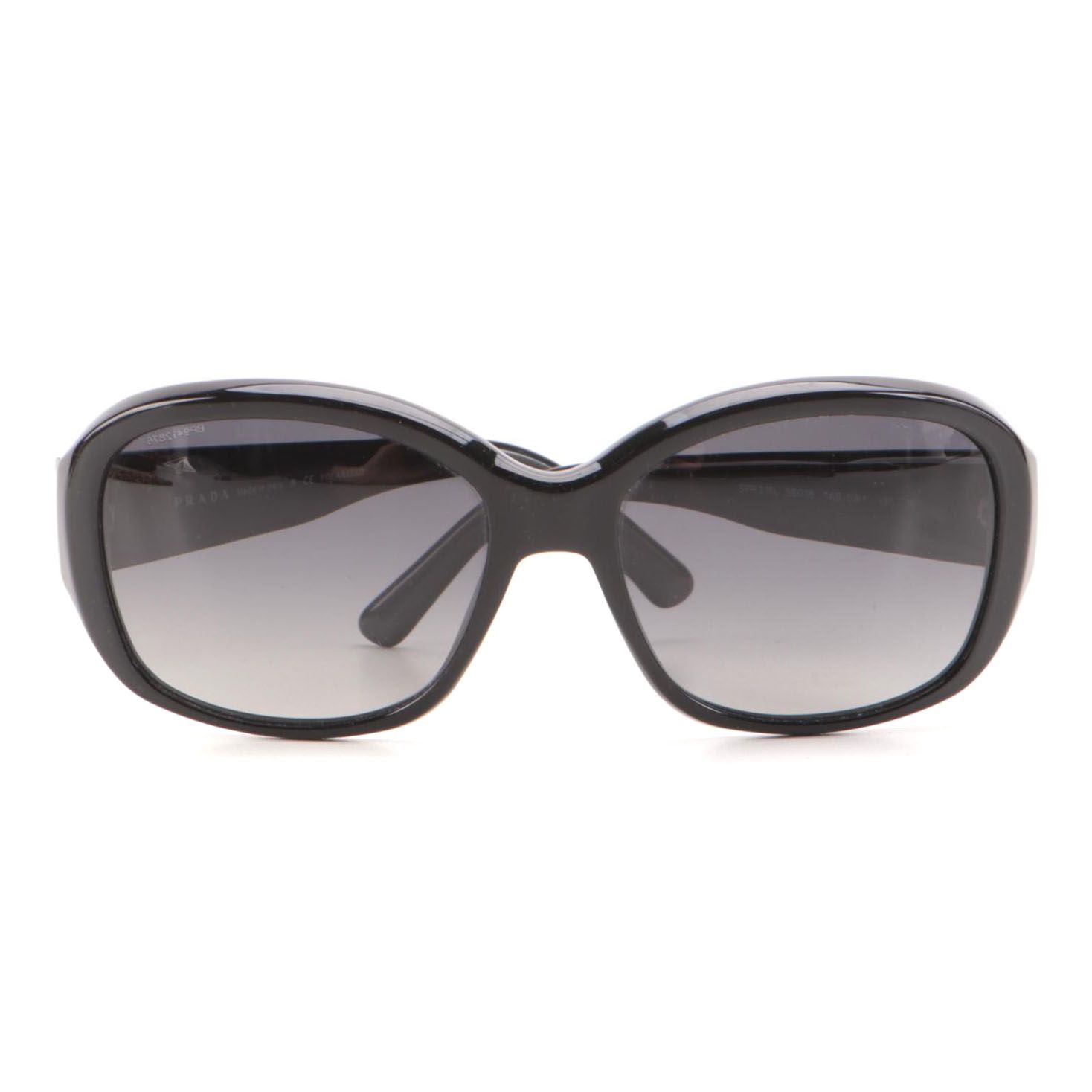Prada SPR31N Black Gradient Lens Polarized Sunglasses