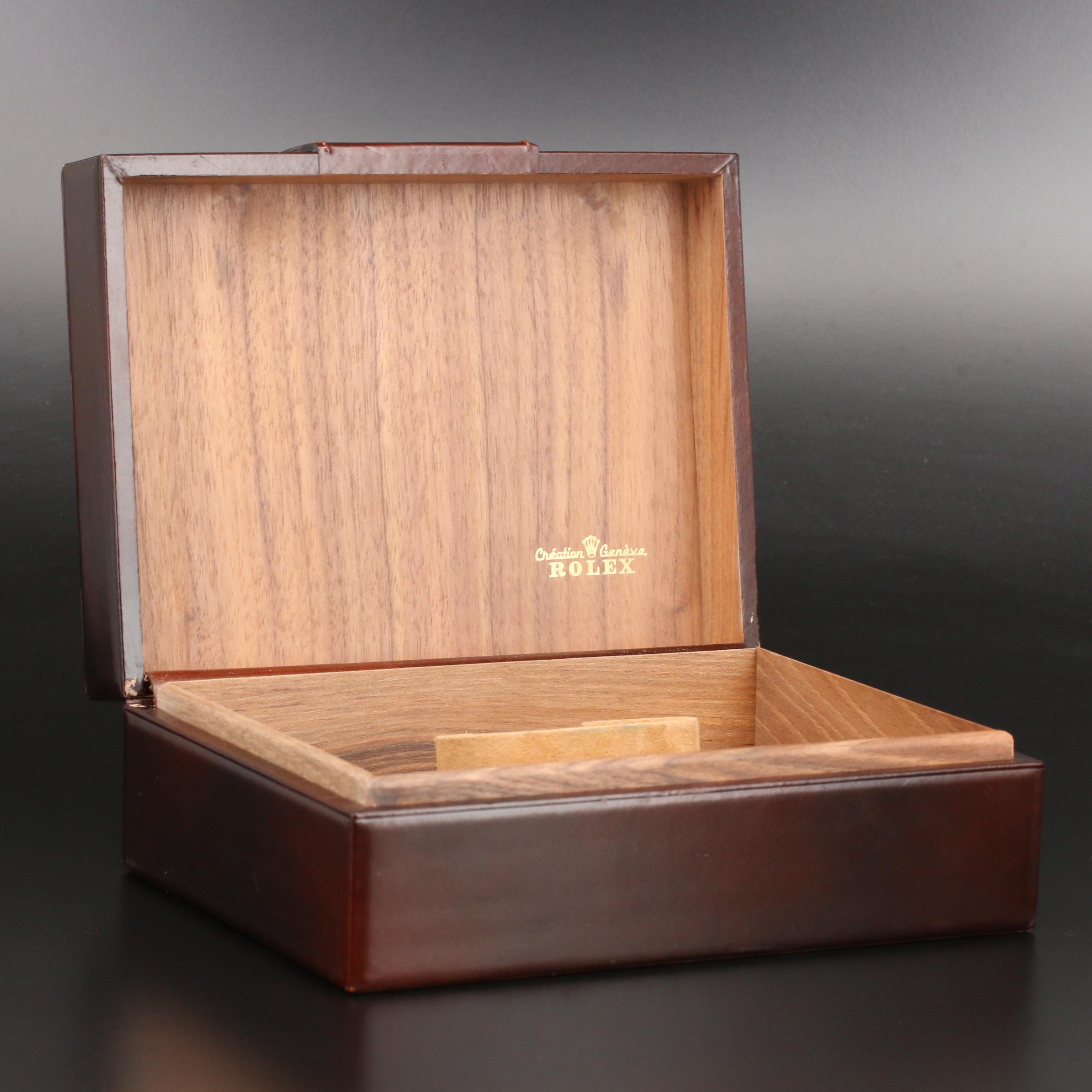 Vintage Rolex Day-Date Brown Leather Box 71.00.04