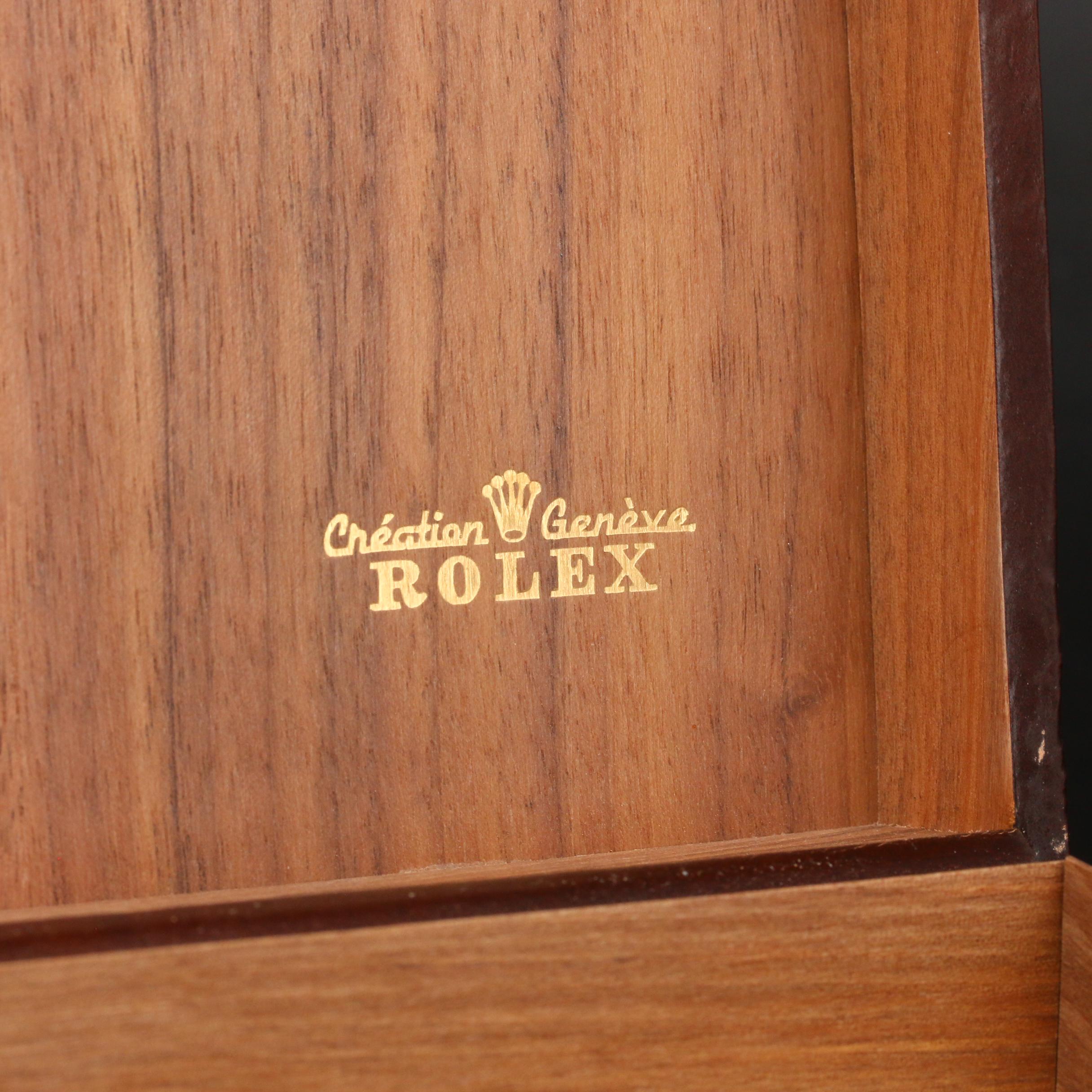 Vintage Rolex Day-Date Brown Leather Box 71.00.04