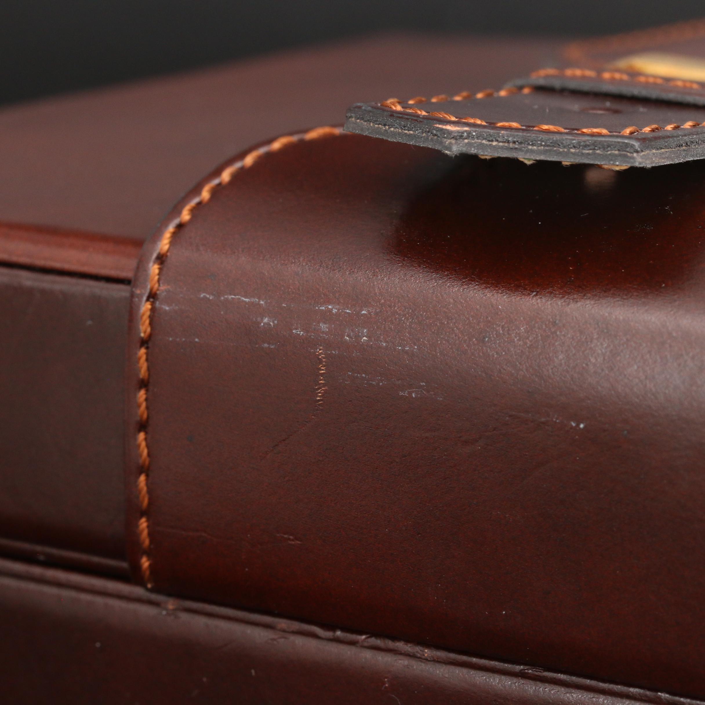 Vintage Rolex Day-Date Brown Leather Box 71.00.04