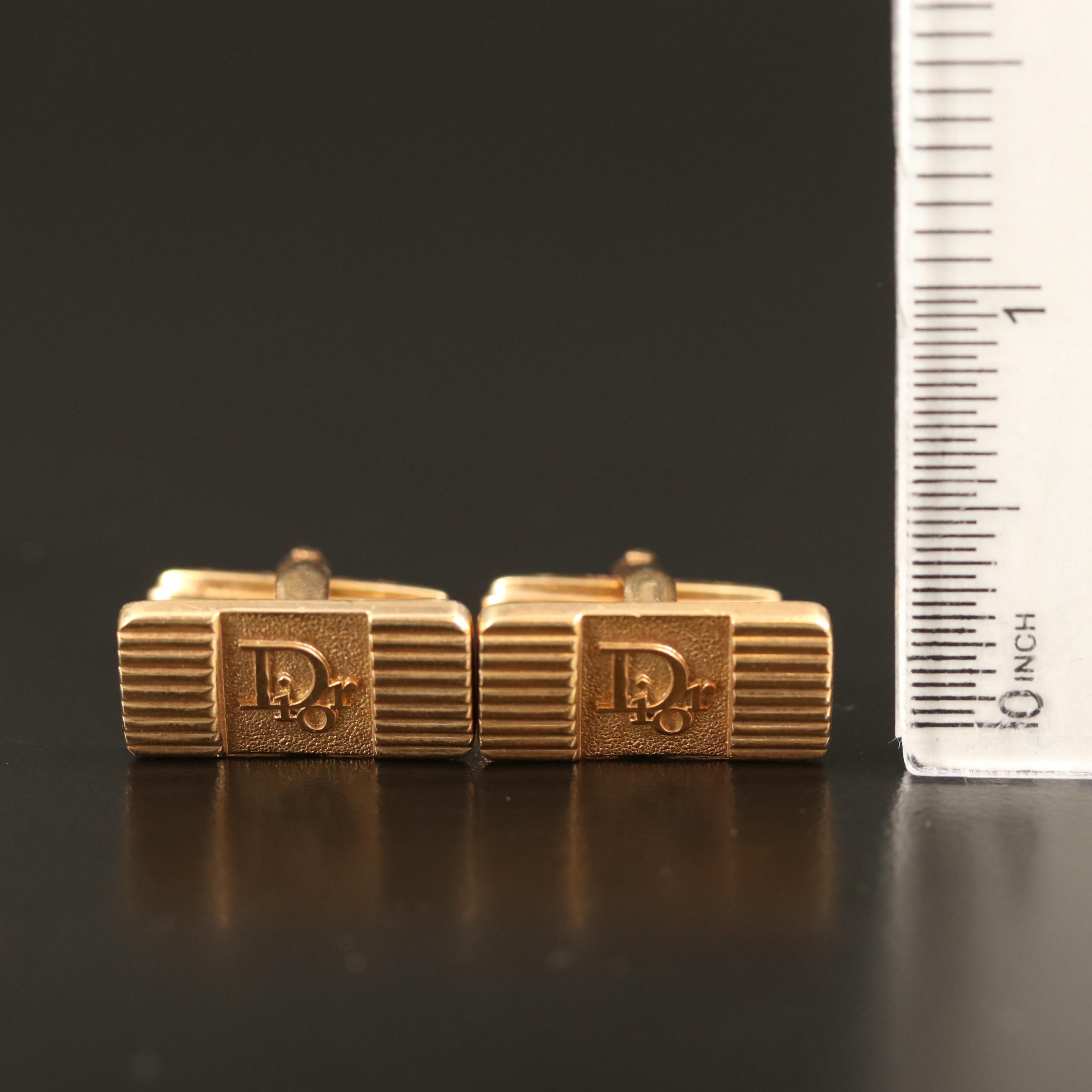 Christian Dior "Dior" Cufflinks