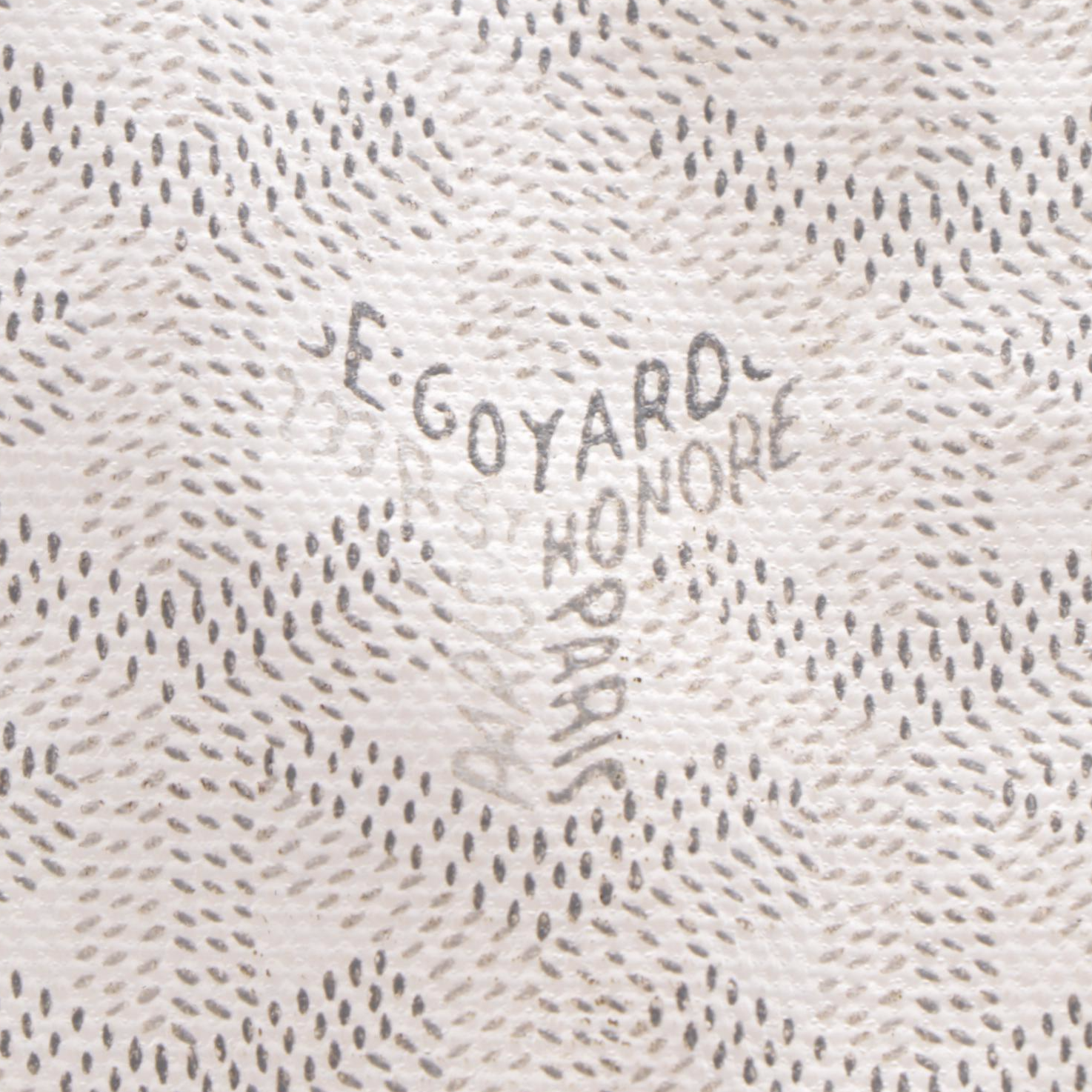 Goyard St. Louis Tote Bag with Detachable Pochette in White Goyardine Print