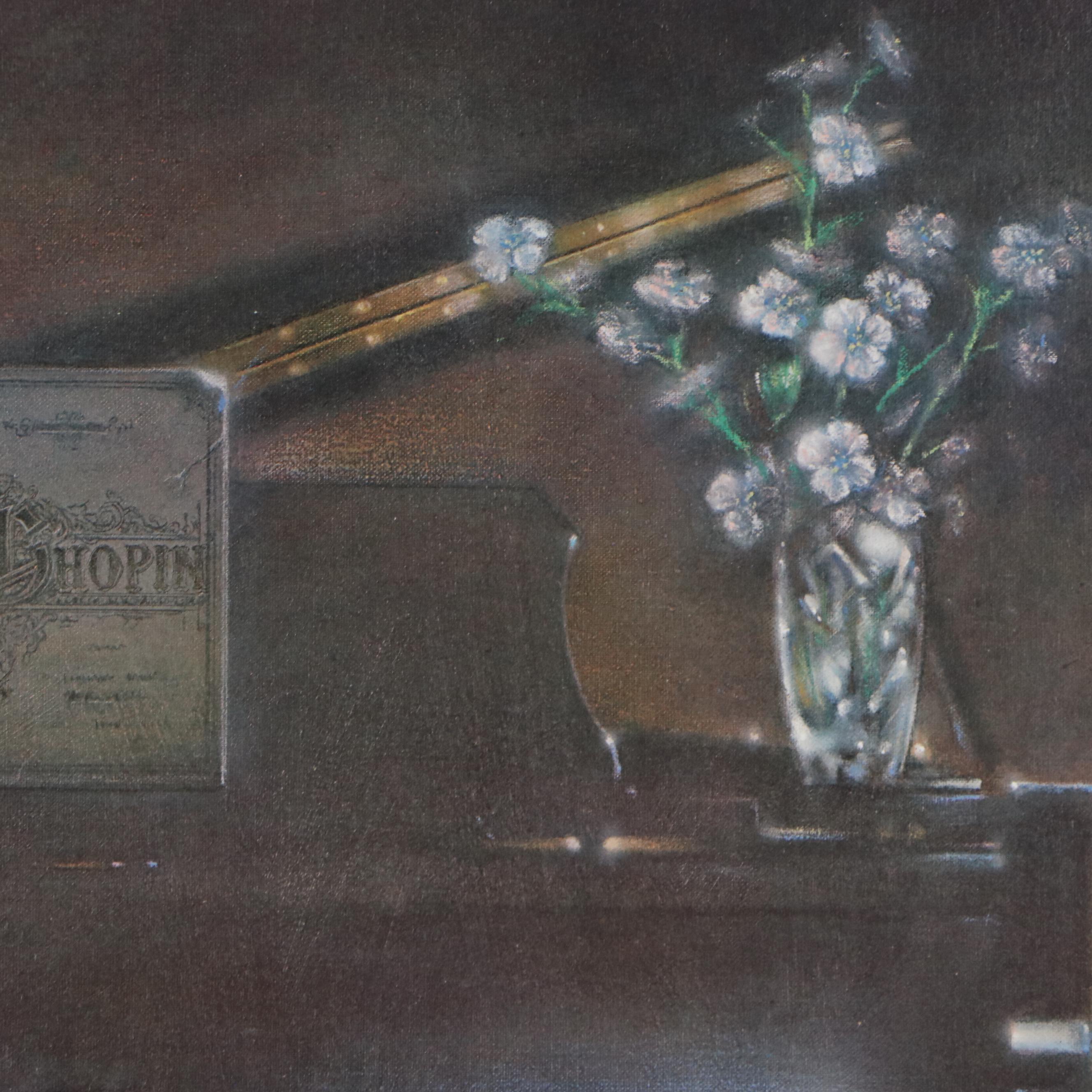 Robert A. Olson Offset Lithograph "Piano Moods"