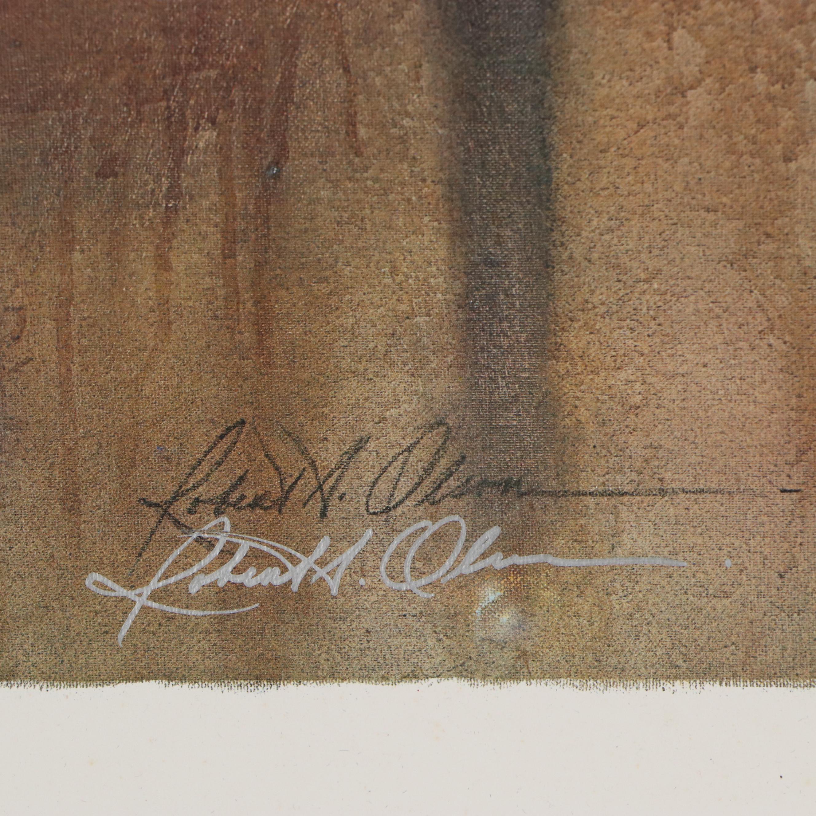 Robert A. Olson Offset Lithograph "Piano Moods"