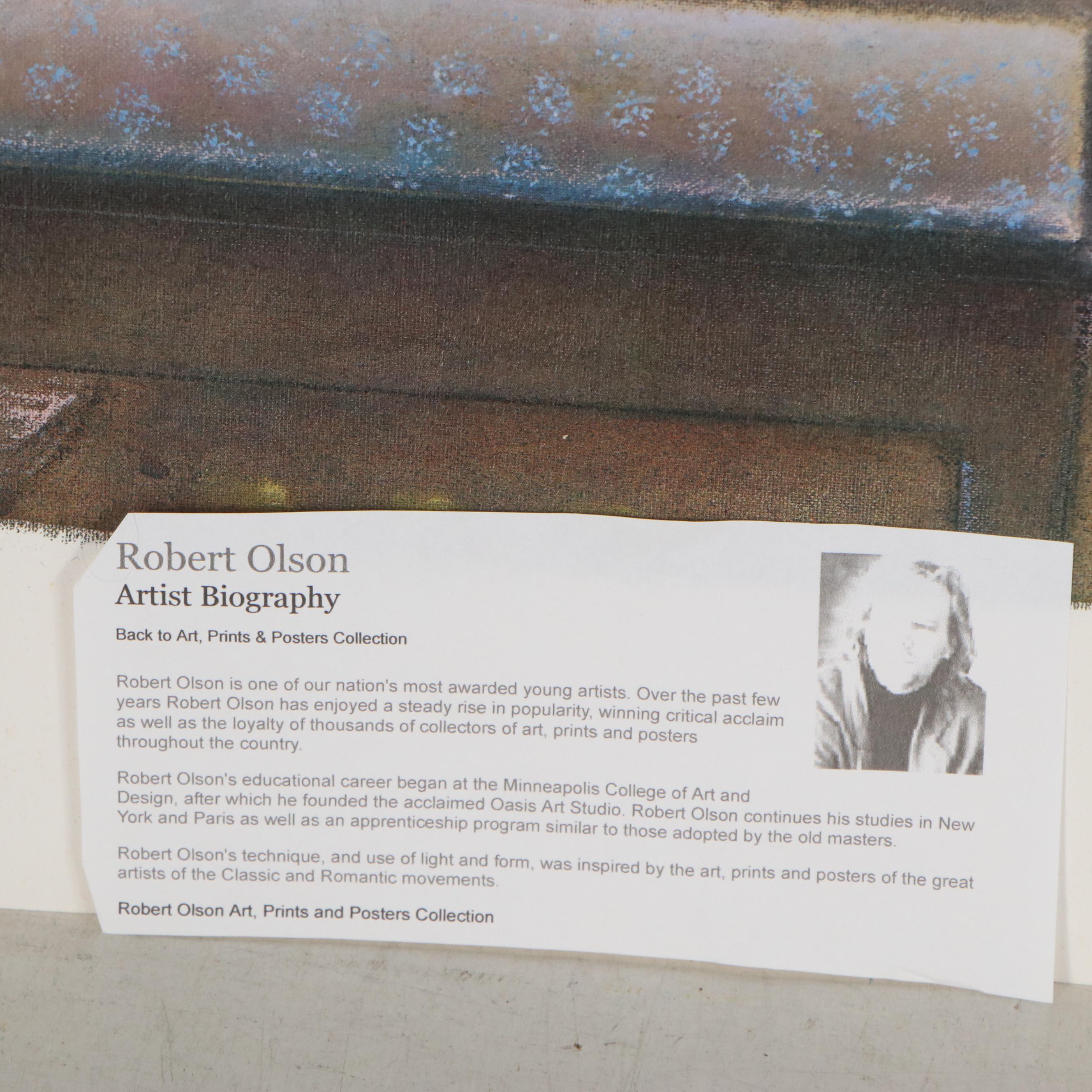 Robert A. Olson Offset Lithograph "Piano Moods"