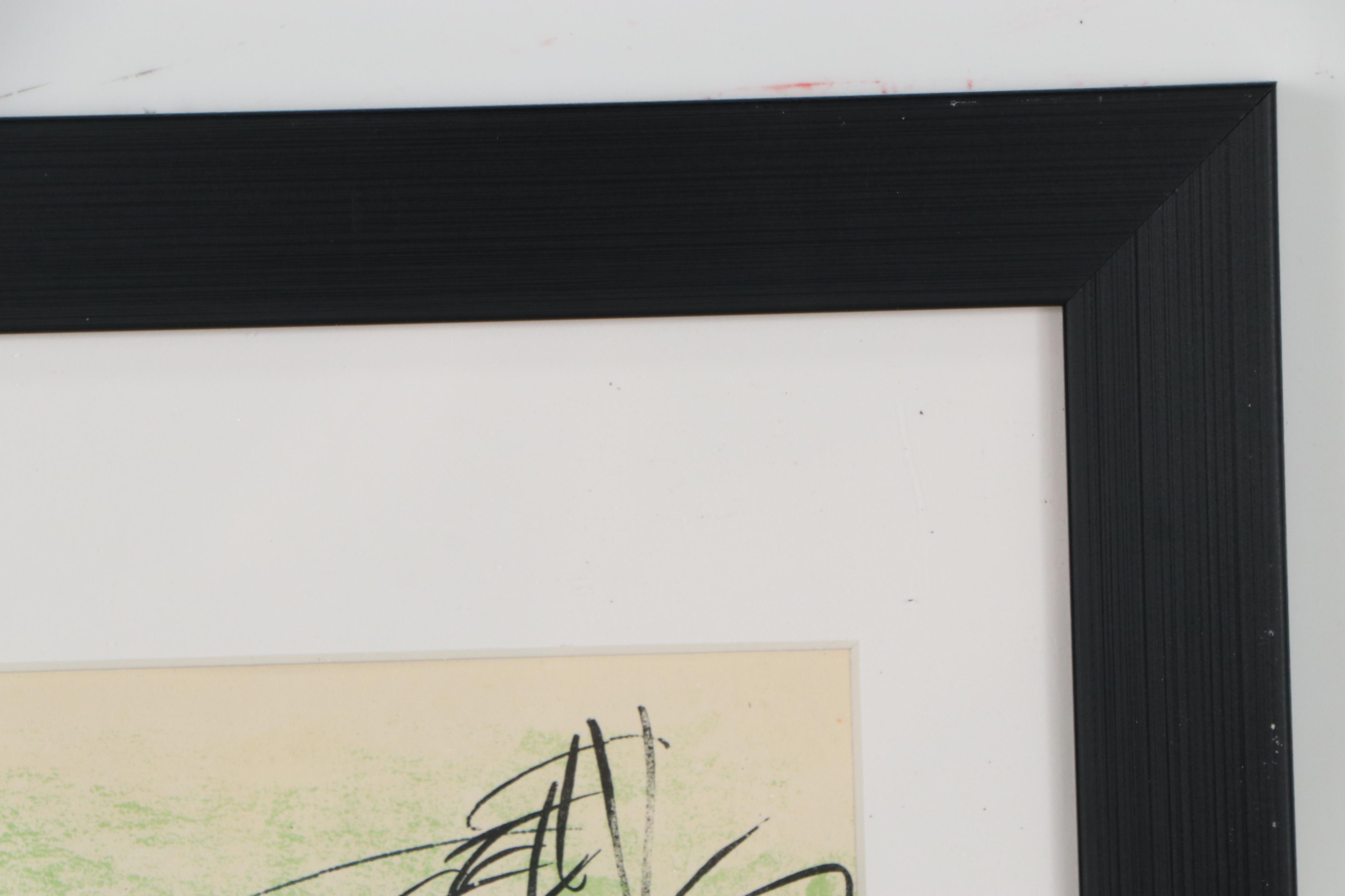 Marc Chagall Double-Page Lithograph for "Derrière le Miroir," 1957