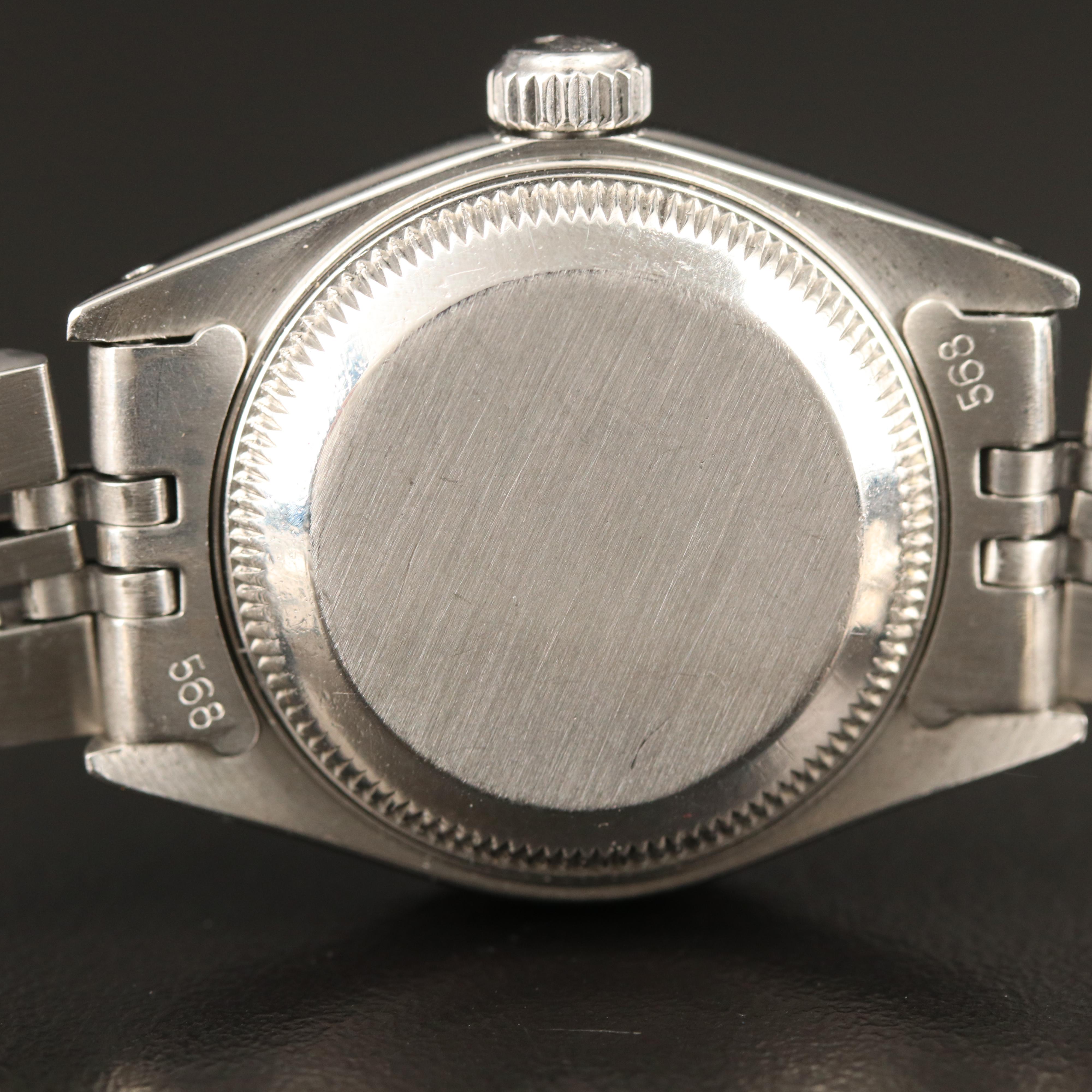 1990 Rolex Datejust Jubilee Dial 18K White Gold and Stainless Steel Watch