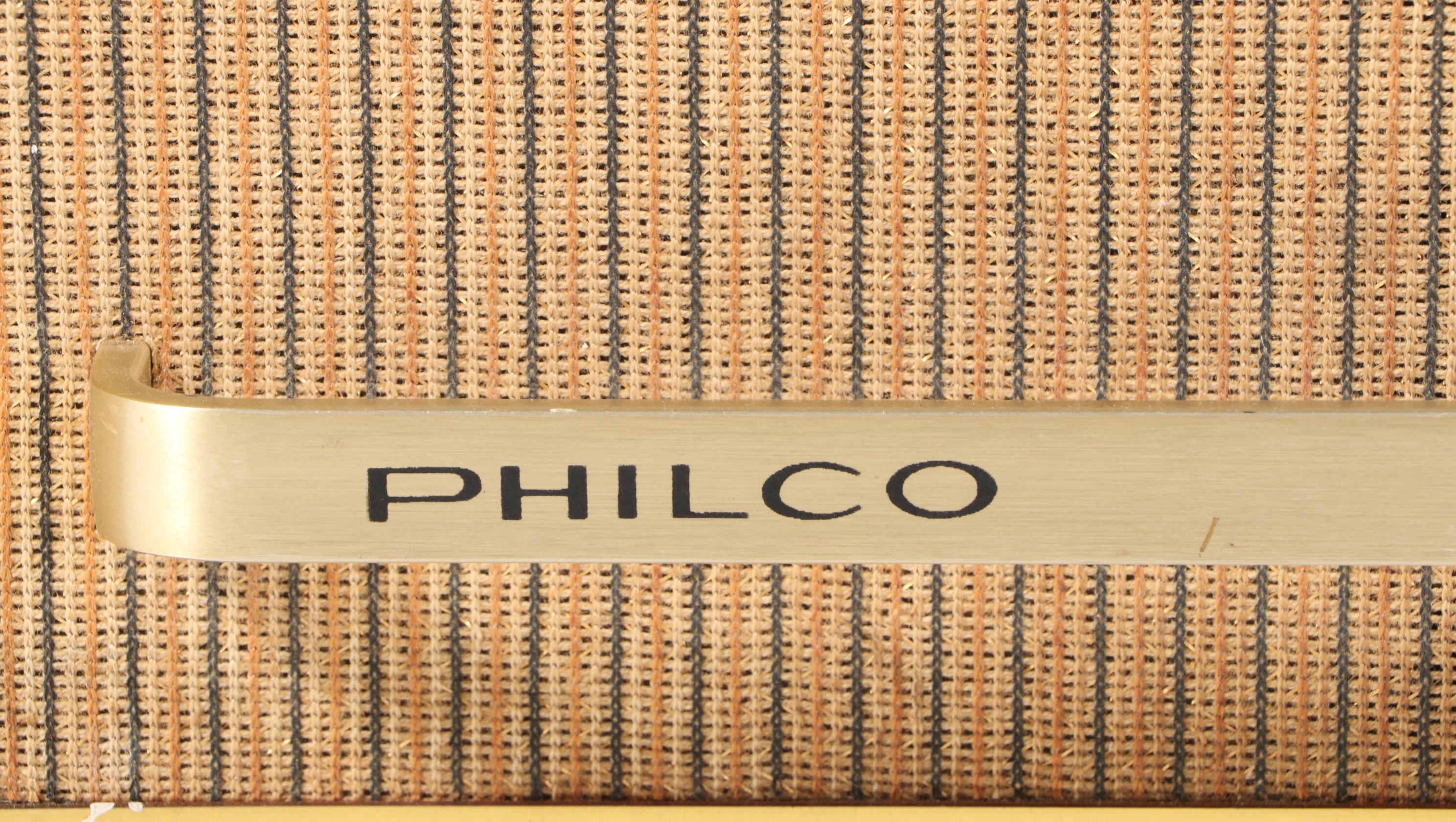 Philco Stereophonic High Fidelity Portable Radio and Record Player, Mid-20th C