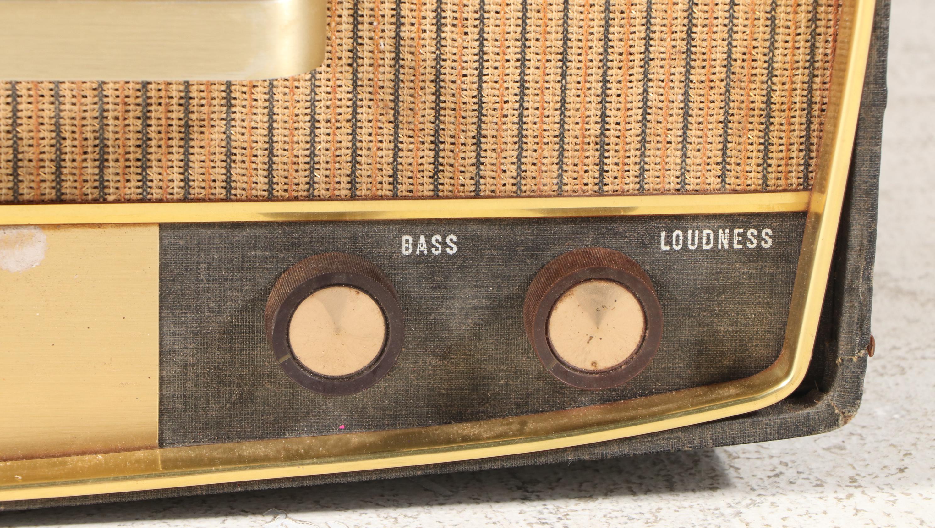 Philco Stereophonic High Fidelity Portable Radio and Record Player, Mid-20th C