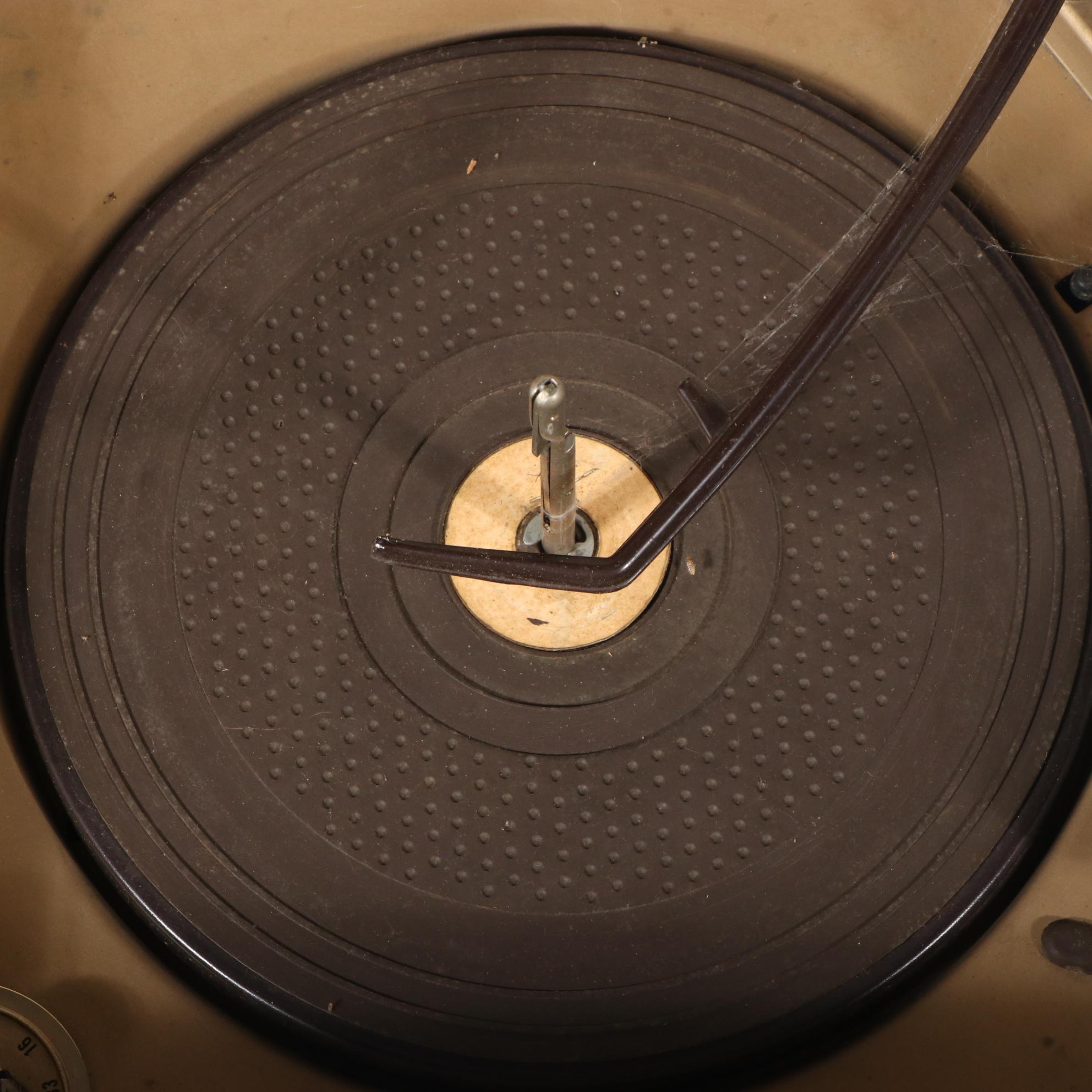 Philco Stereophonic High Fidelity Portable Radio and Record Player, Mid-20th C