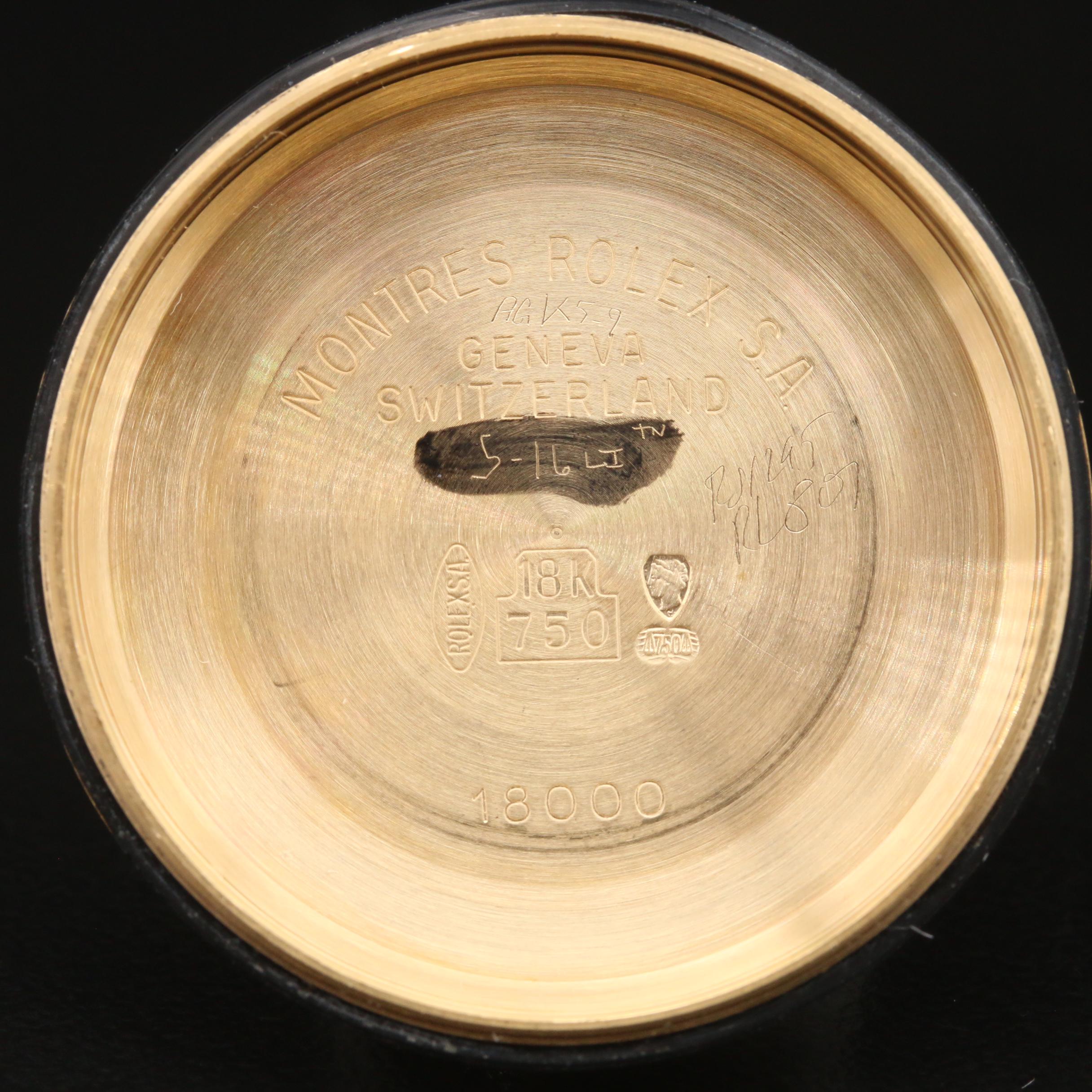 1987 Rolex "Day-Date President" 18K Gold Automatic Watch